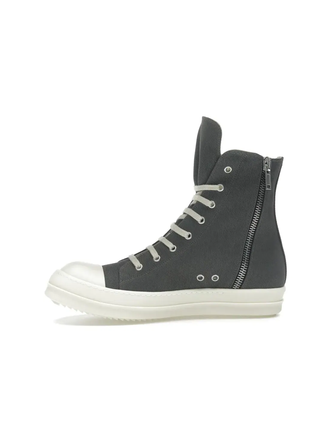 Мужские кроссовки с принтом Rick Owens Hollywood DRKSHDW Pentagram High Rick Owens, Dark Dust/Milk/Milk — изображение 3 из 4