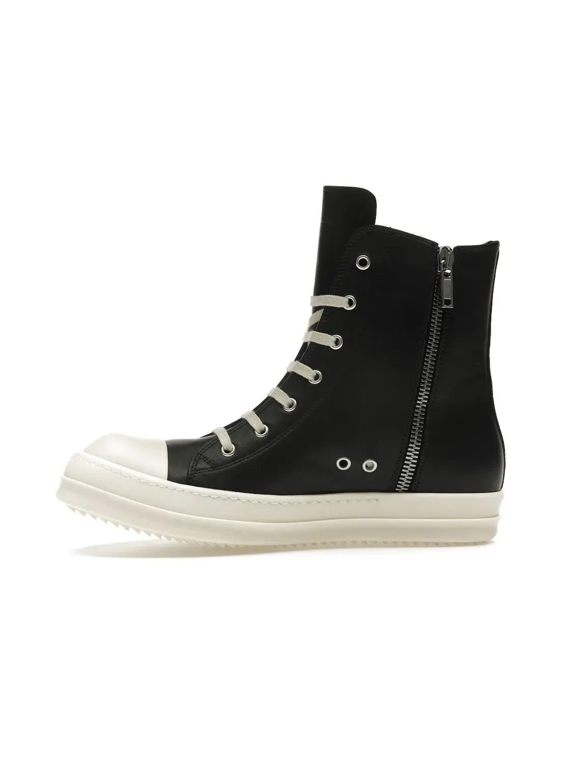 Мужские кеды с высоким верхом Rick Owens Hollywood High — изображение 3 из 4, черный