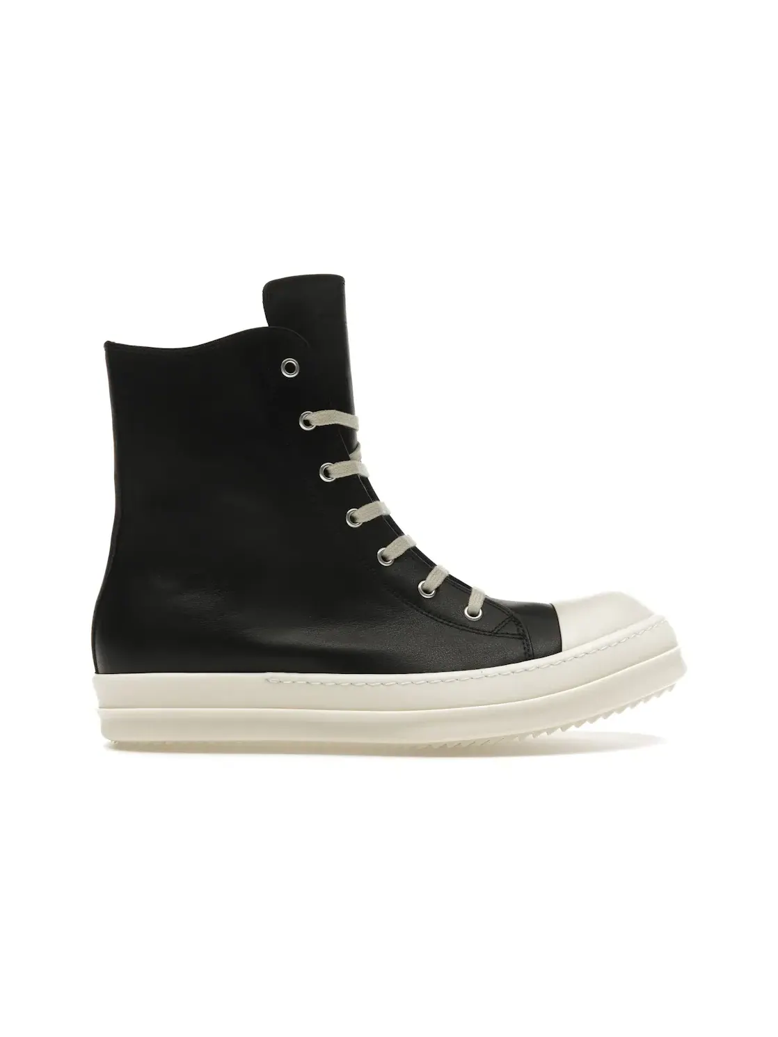 Женские кроссовки с принтом Rick Owens Hollywood High — изображение 1 из 4, черный