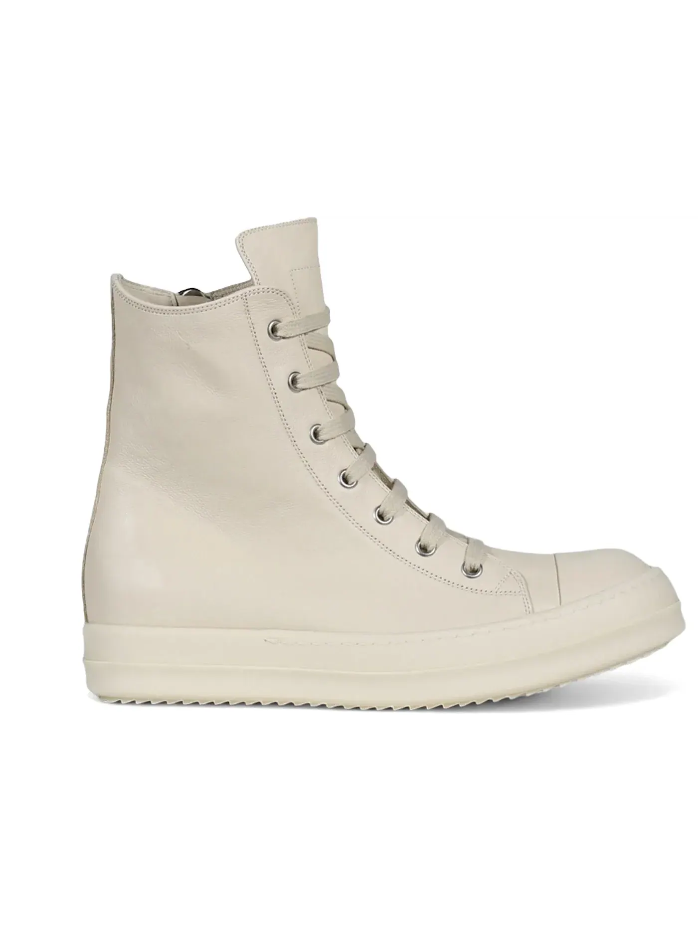 Женские кроссовки на высокой подошве Rick Owens Hollywood High — изображение 1 из 1, молочный