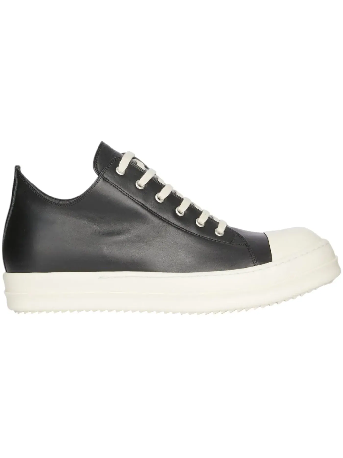 Мужские кеды с кожаным верхом Rick Owens Hollywood Low SS25 — изображение 1 из 1, черный