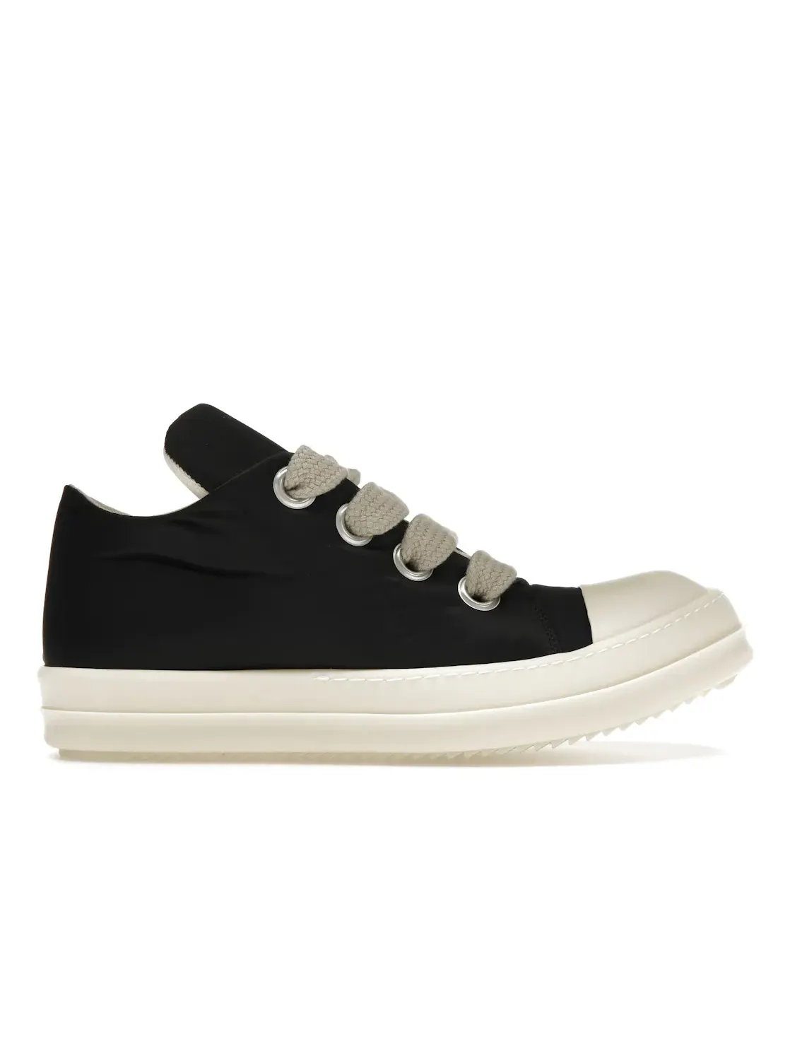 Мужские кроссовки с принтом Rick Owens Jumbo Lace Recycled Puffer Low — изображение 1 из 4, черный