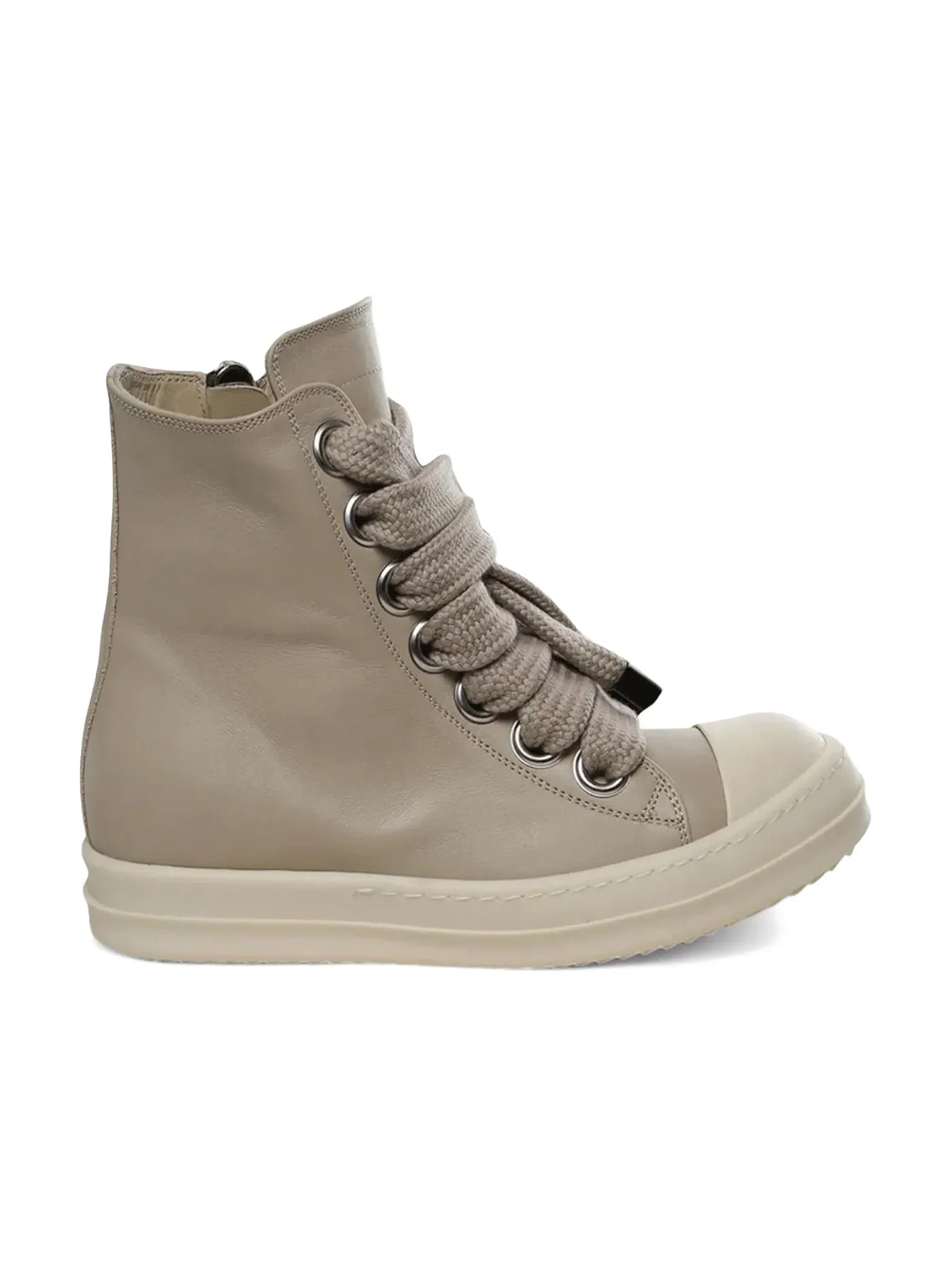 Женские кроссовки с крупной шнуровкой Rick Owens Jumbolace Sneaker — изображение 1 из 1, песочный