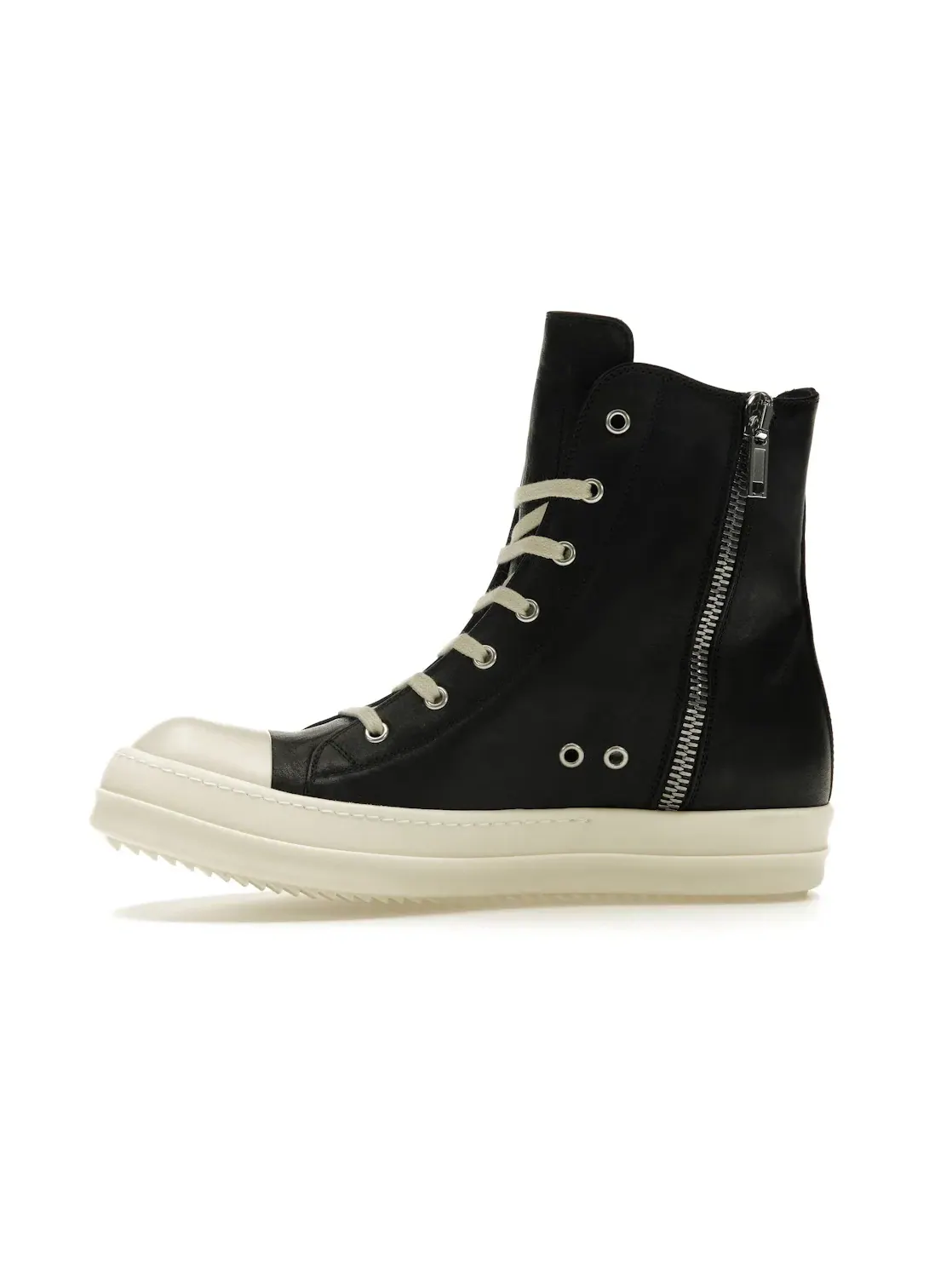 Мужские кроссовки высокие Lido High Sneaks Rick Owens — изображение 3 из 4, черный