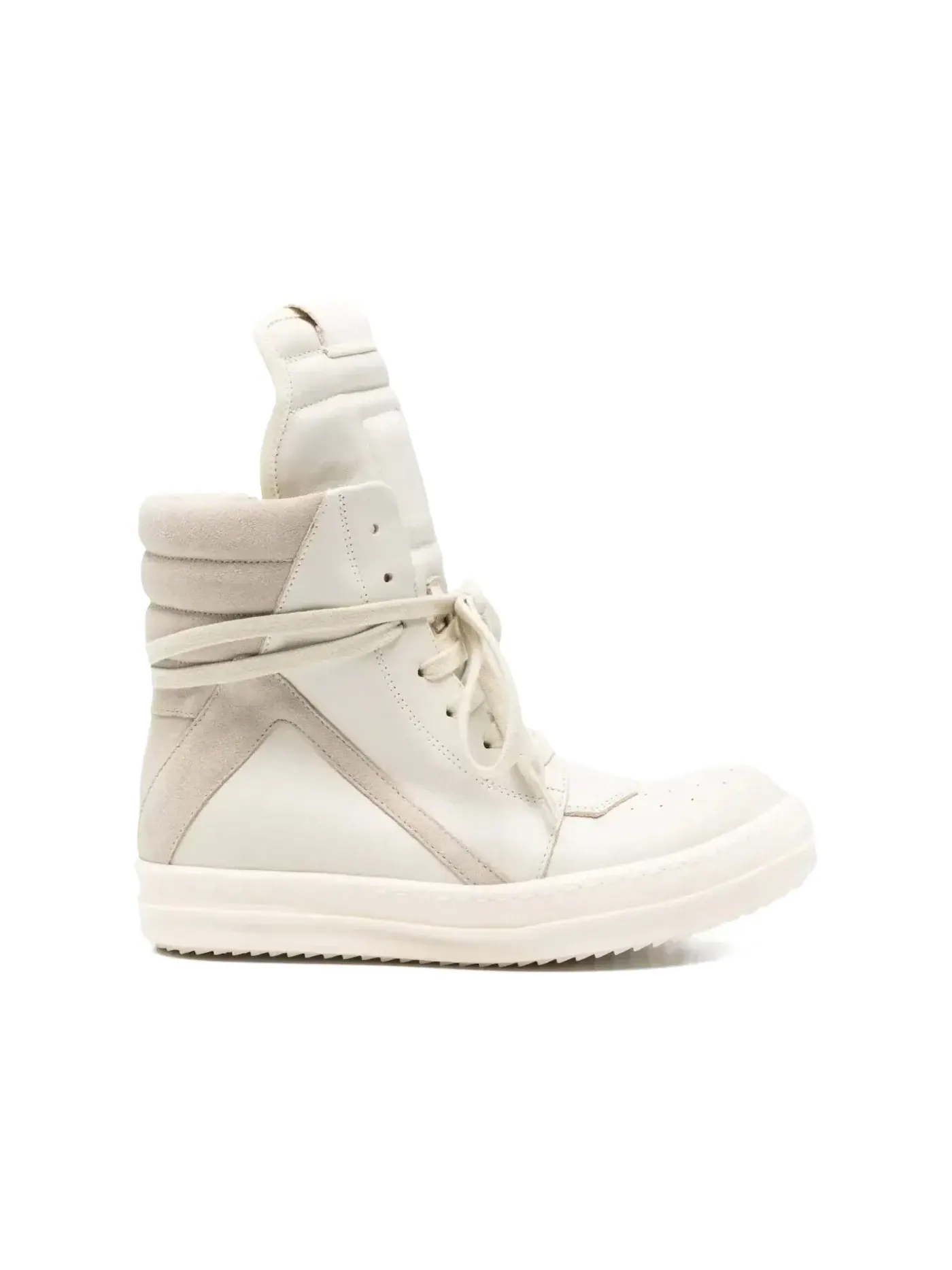 Женские кроссовки высокие Pelle Geobasket Rick Owens, Dirty Milk/Pearl — изображение 1 из 1