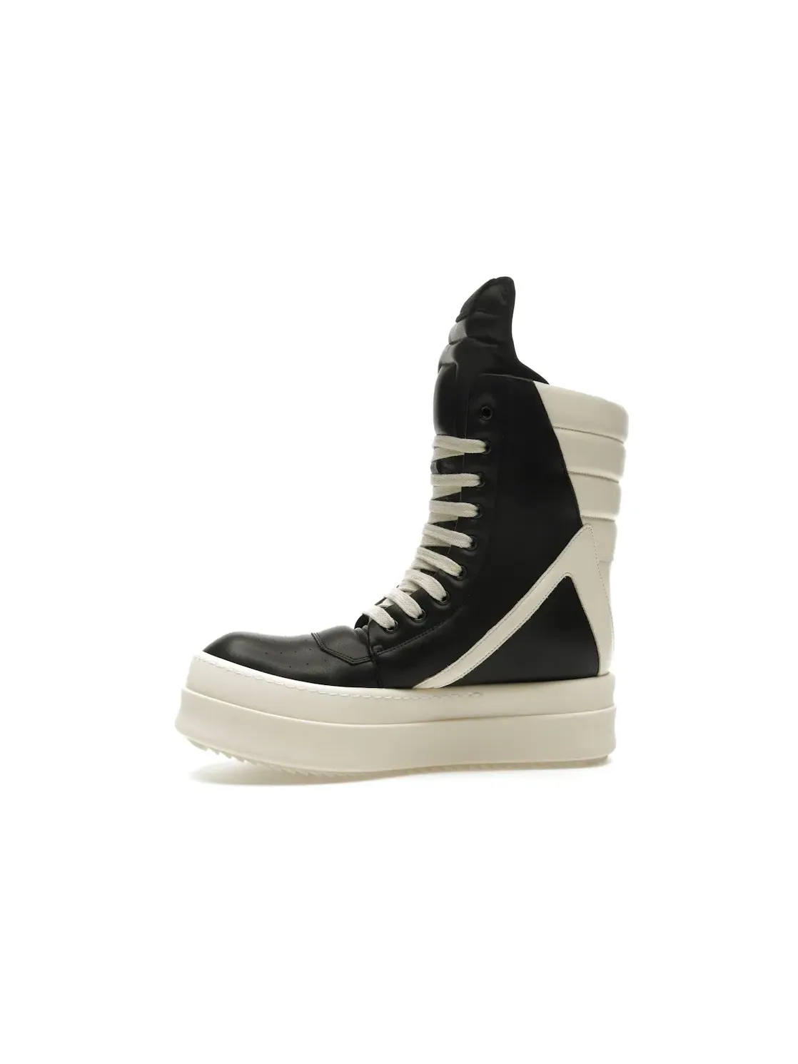Мужские кроссовки с высокой посадкой Rick Owens Porterville Mega Geobasket — изображение 3 из 4, черный