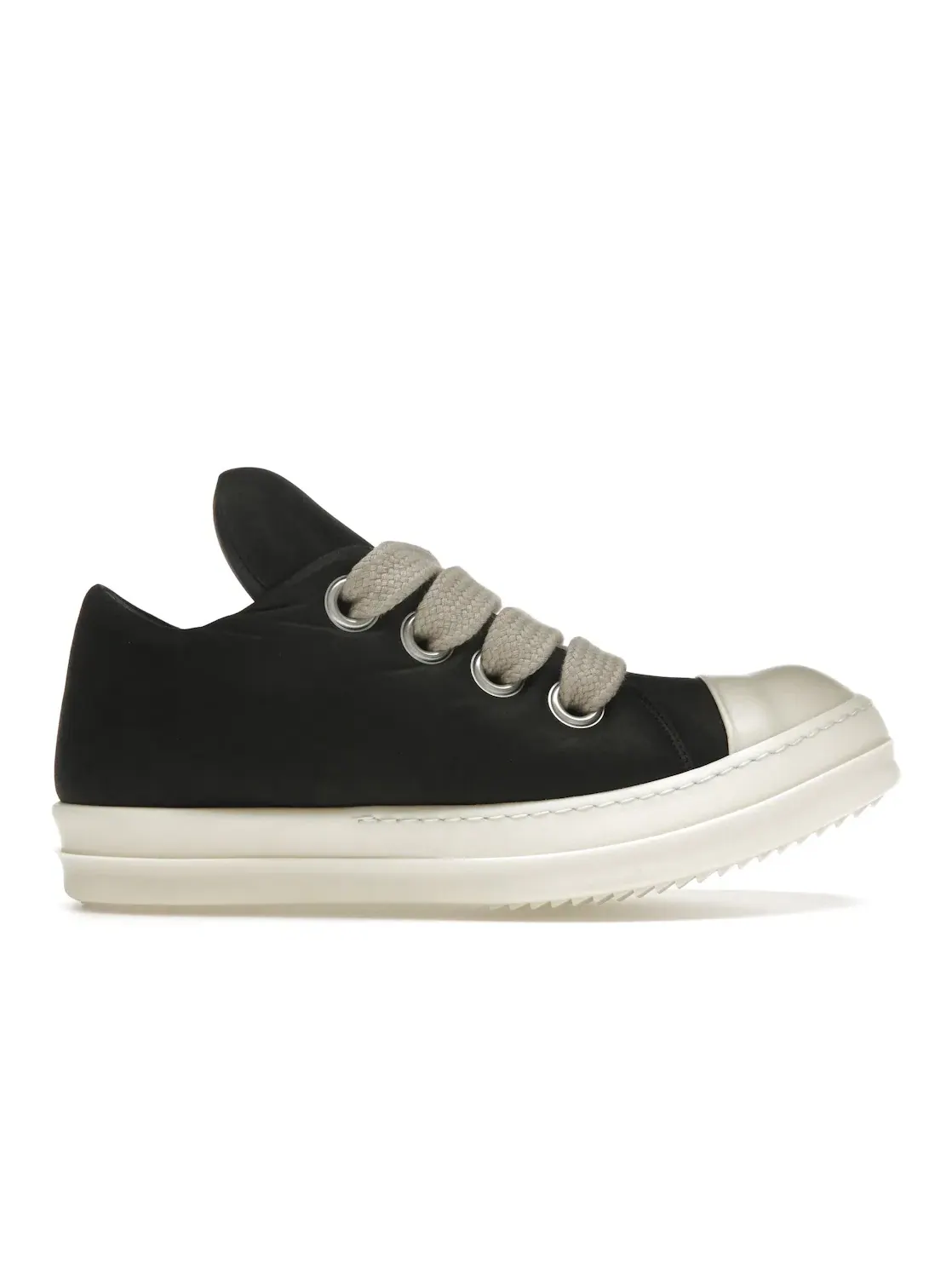Мужские кроссовки с увеличенной шнуровкой Rick Owens Porterville Runway Jumbo Lace Padded Low Rick Owens — изображение 1 из 4