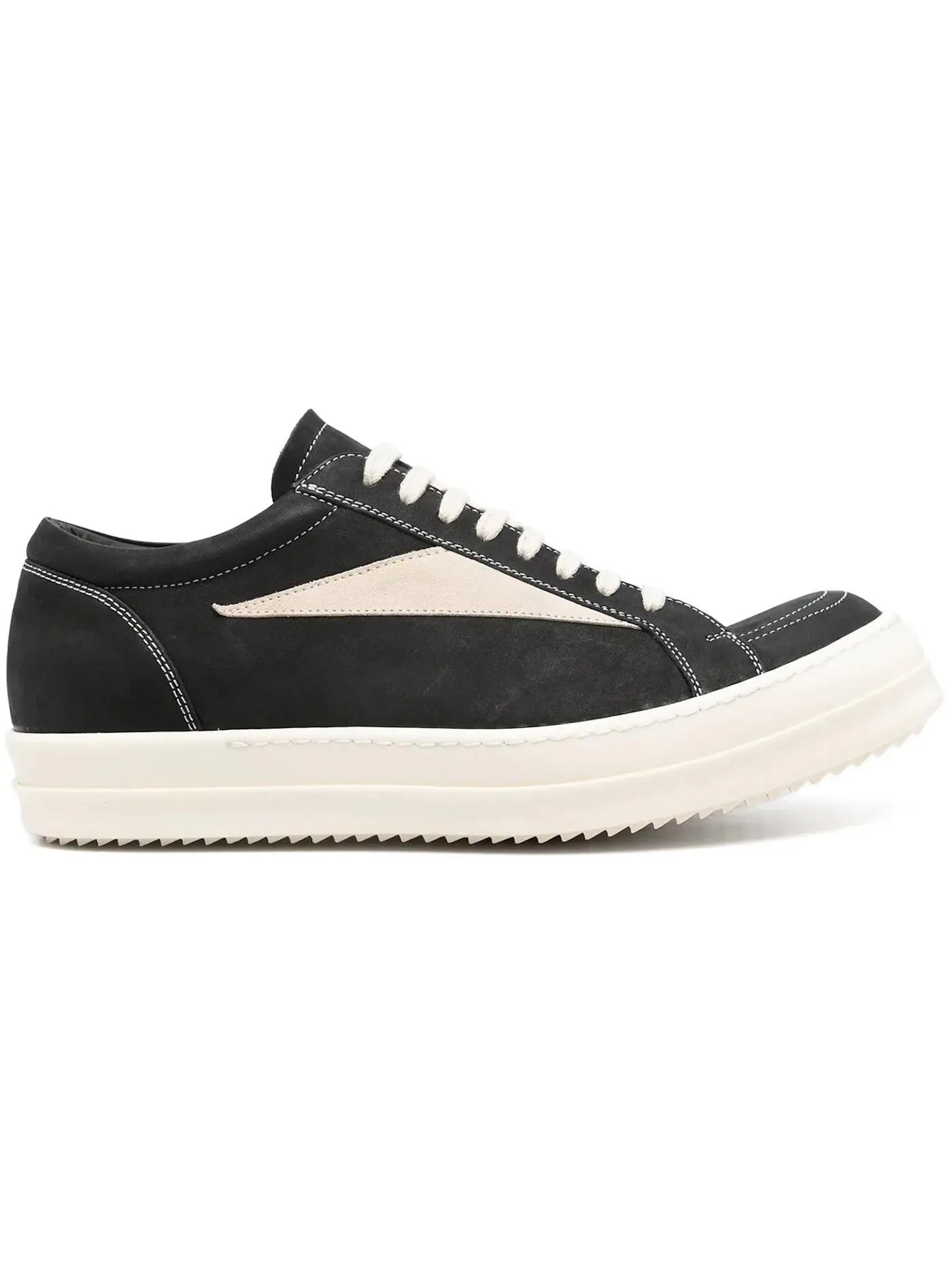 Мужские кроссовки замшевые Porterville Vintage Low Rick Owens — изображение 1 из 1, черный