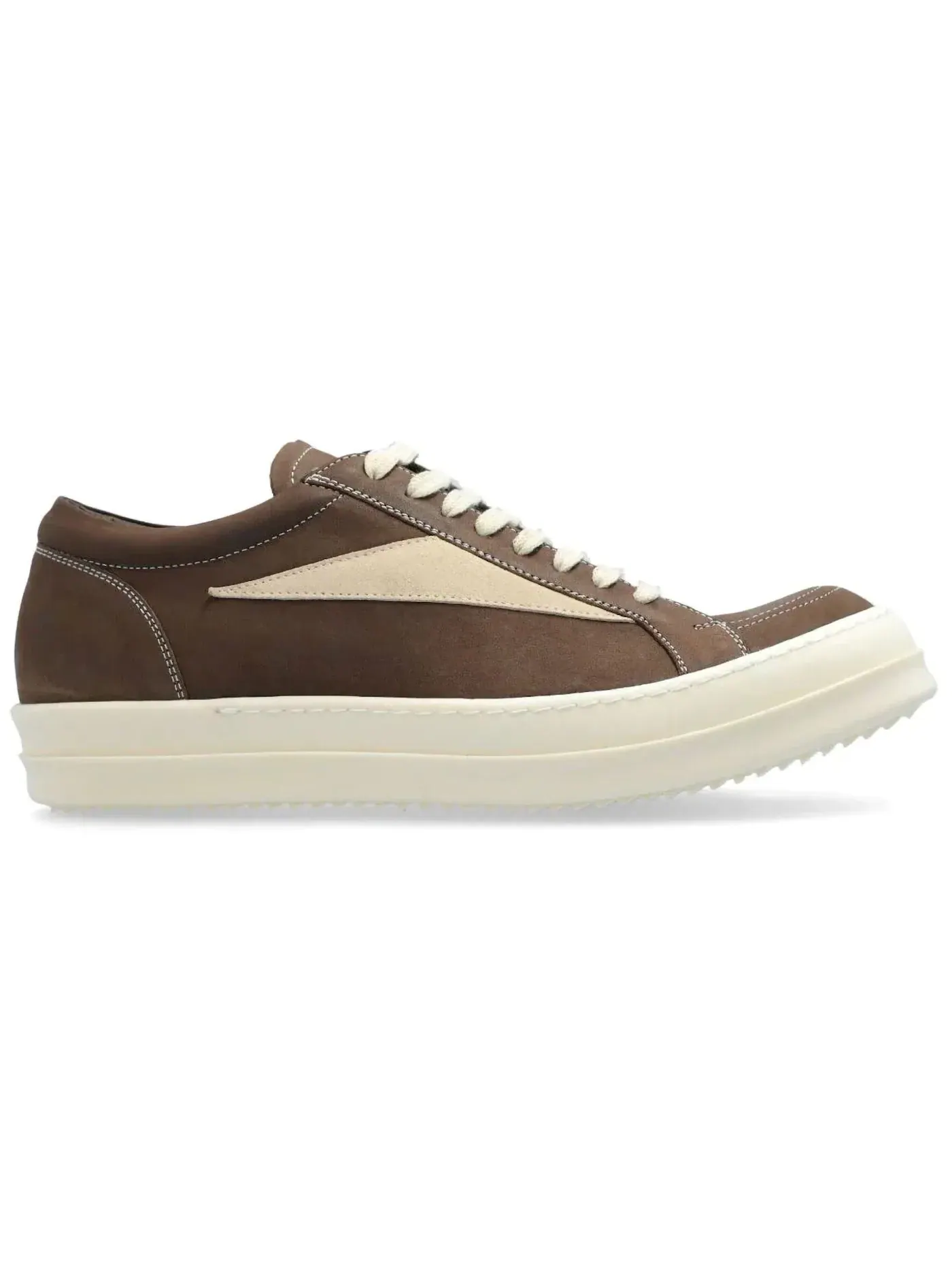 Мужские кроссовки с замшевым верхом Rick Owens Porterville Vintage Low, Fawn/Milk/Milk — изображение 1 из 1