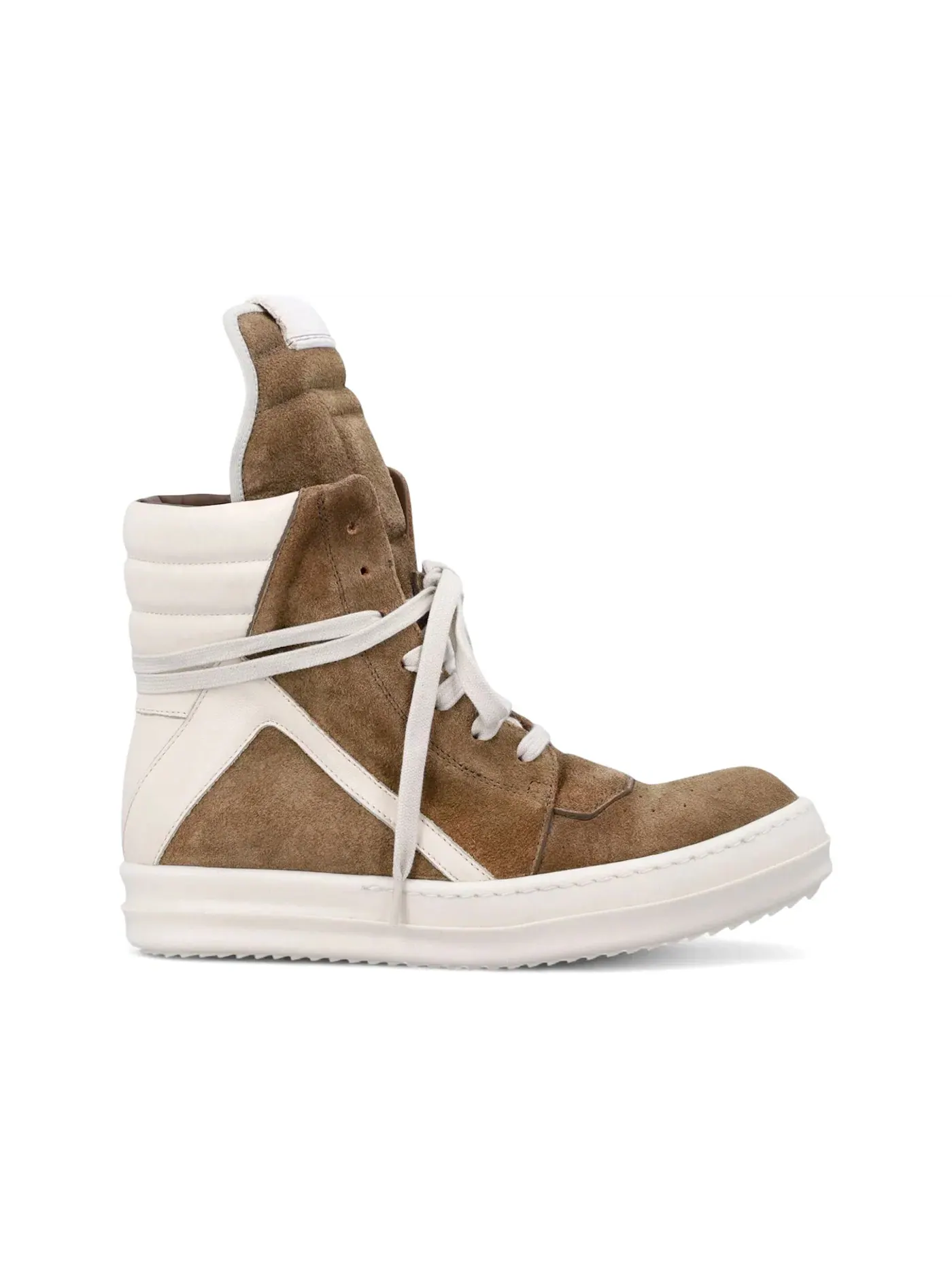 Женские кроссовки высокие Rick Owens Temple Geobasket High — изображение 1 из 1, коричневый