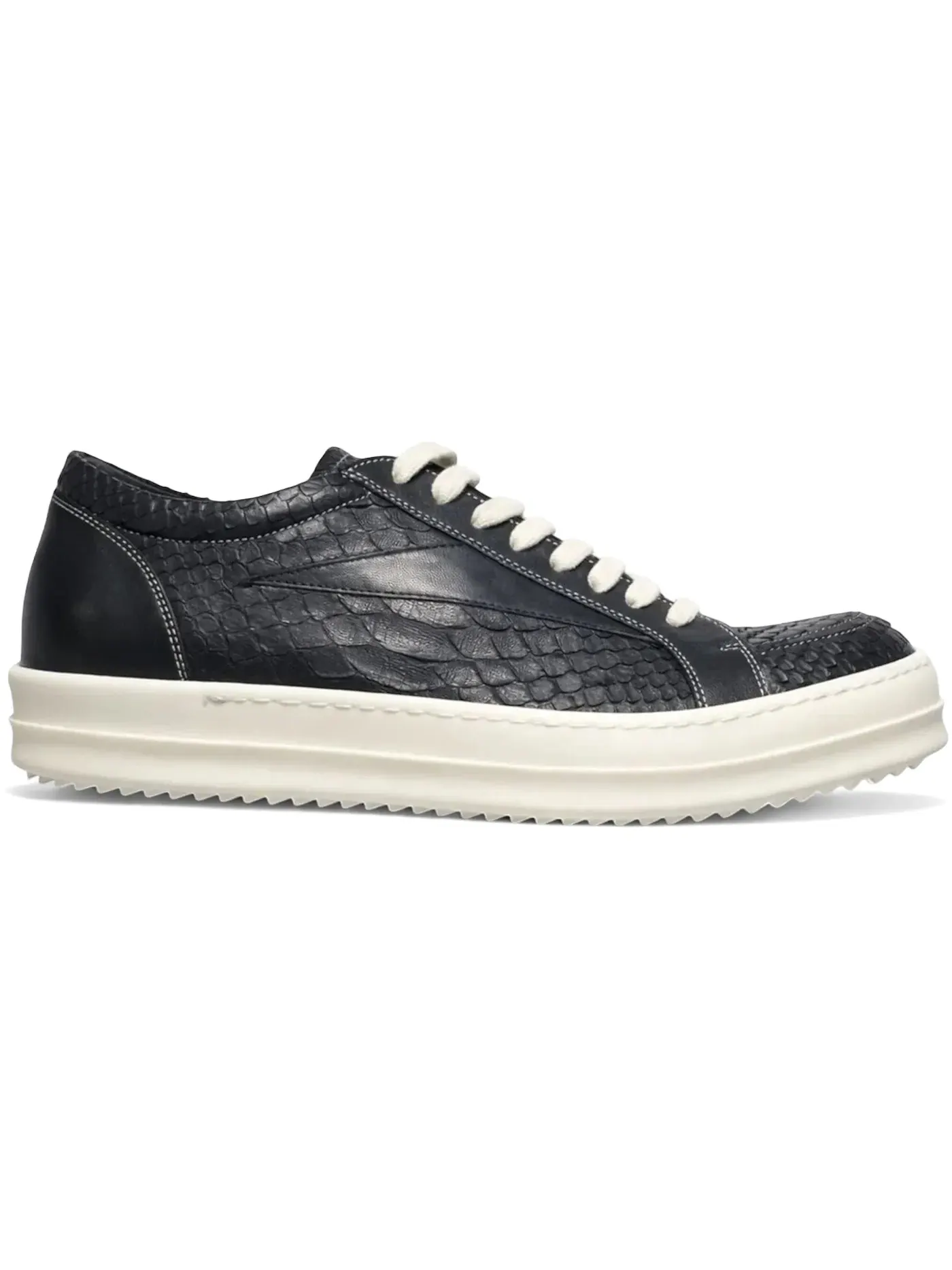 Мужские кроссовки с принтом Rick Owens Vintage Low Sneaker Rick Owens — изображение 1 из 1, черный