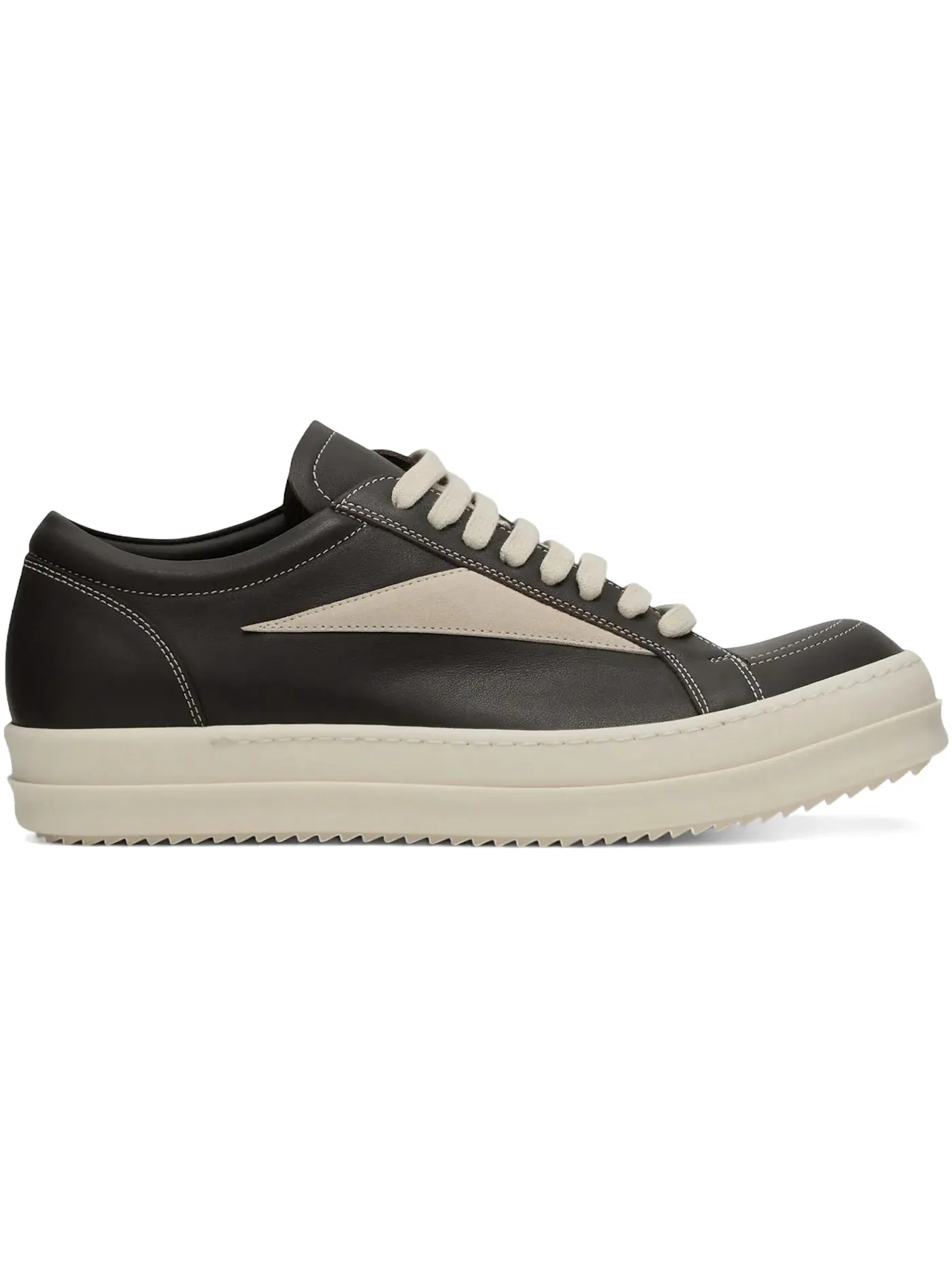 Мужские кеды Vintage Low Sneaker Rick Owens, Dark Dust/Milk/Milk — изображение 1 из 1