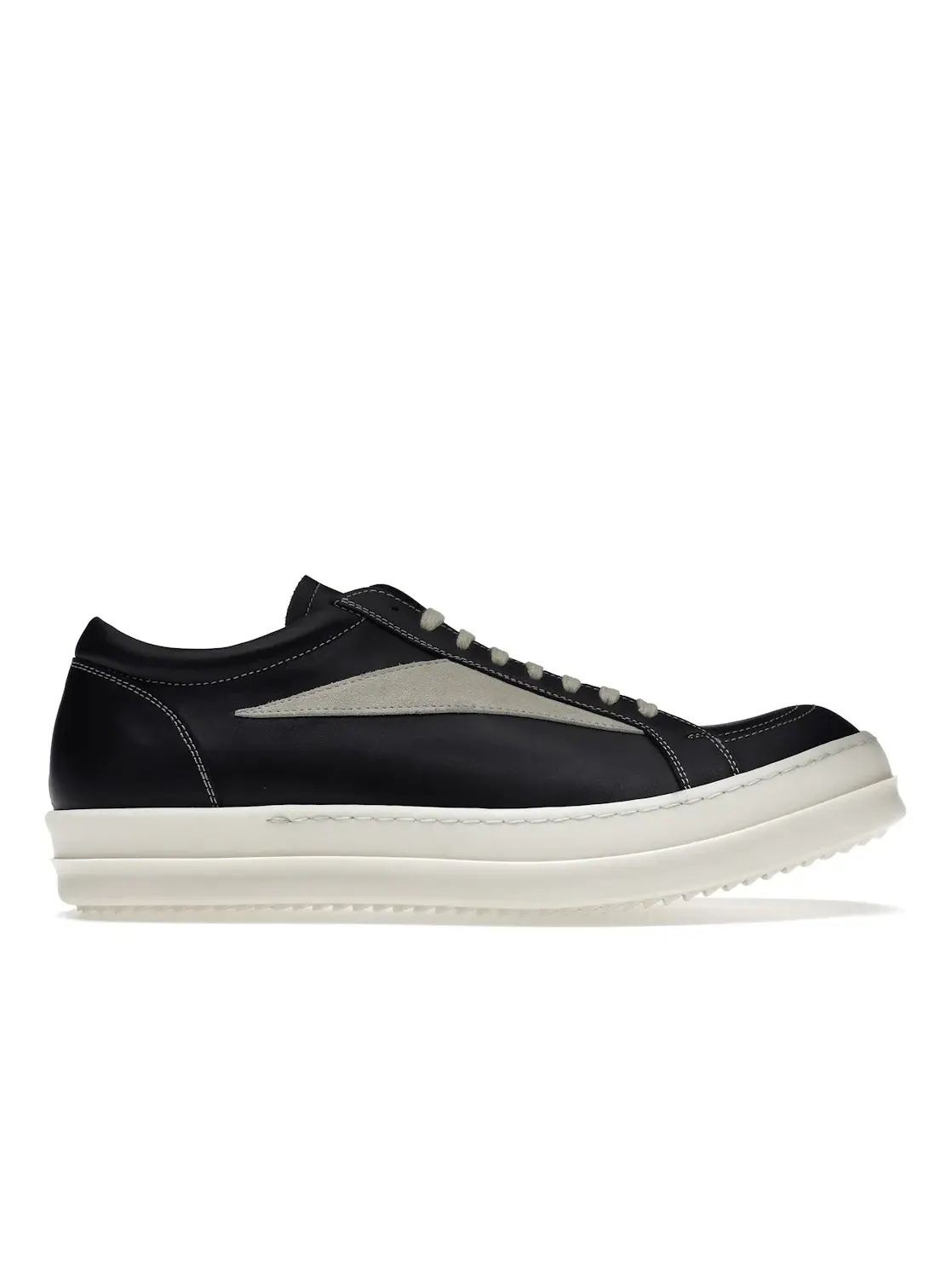 Мужские кроссовки премиальные Rick Owens Vintage Sneakers Rick Owens — изображение 1 из 4, черный/белый