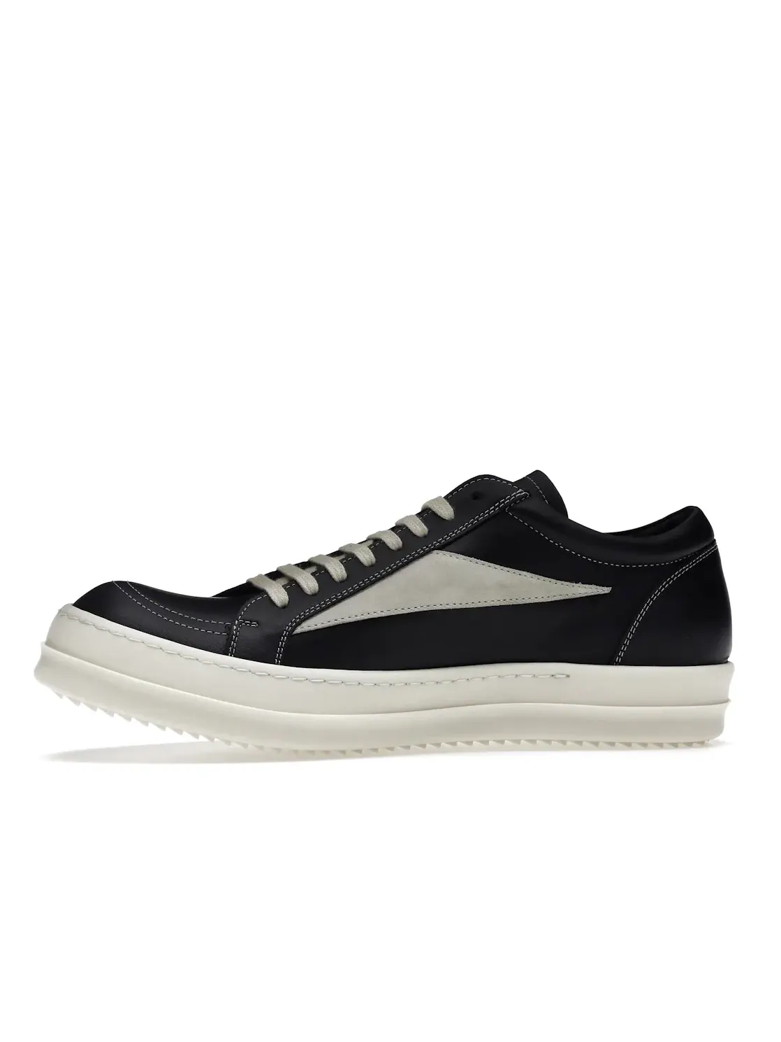 Мужские кроссовки премиальные Rick Owens Vintage Sneakers Rick Owens — изображение 3 из 4, черный/белый