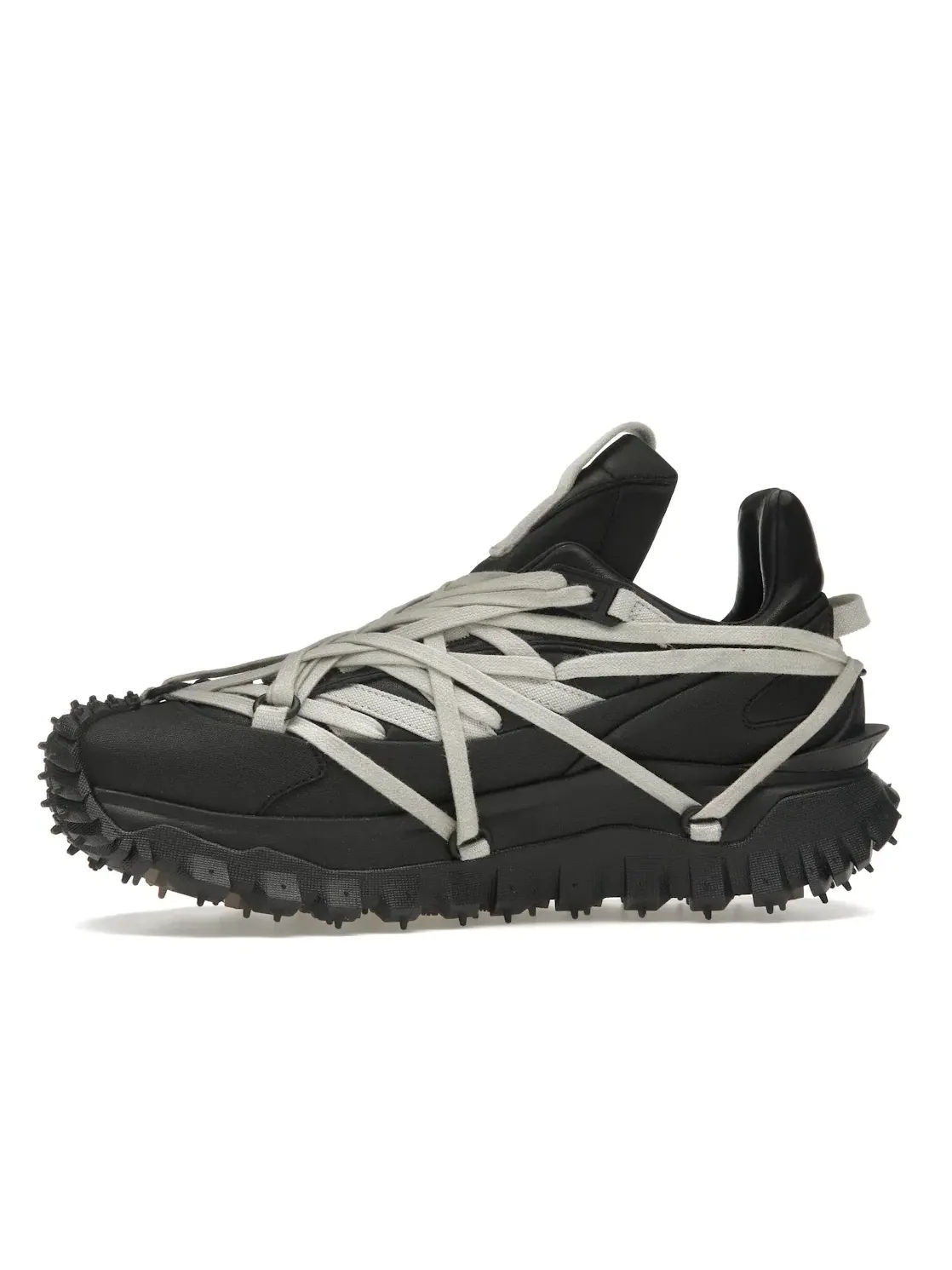 Мужские кроссовки Lifestyle с высокой шнуровкой Rick Owens x Moncler Trailgrip Megalace — изображение 3 из 4, черный