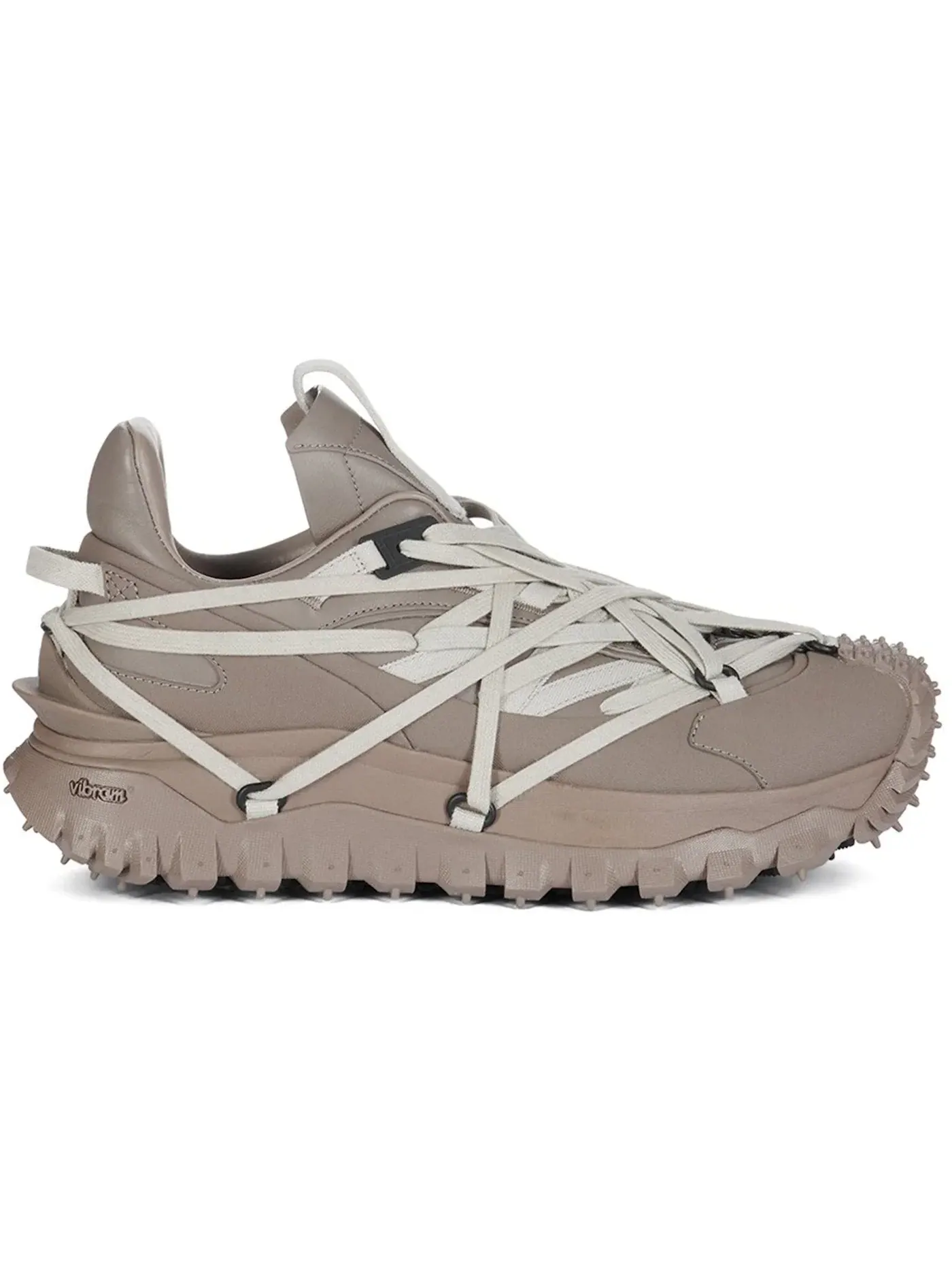 Мужские кроссовки с шнуровкой Rick Owens x Moncler Trailgrip Megalace — изображение 1 из 1, пыльный