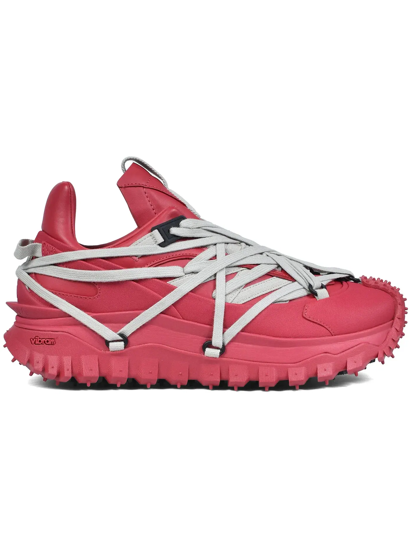 Мужские кроссовки с высокой шнуровкой Rick Owens x Moncler Trailgrip Megalace — изображение 1 из 1, розовый