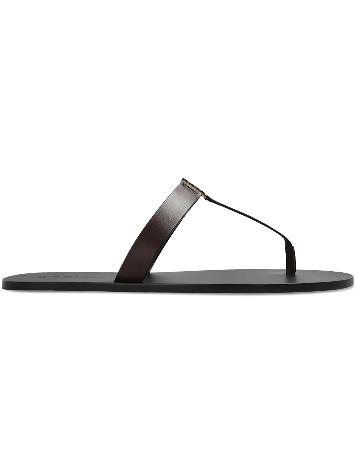 Мужские сандалии-слайды Saint Laurent Babylone Slide — изображение 1 из 1, коричневый
