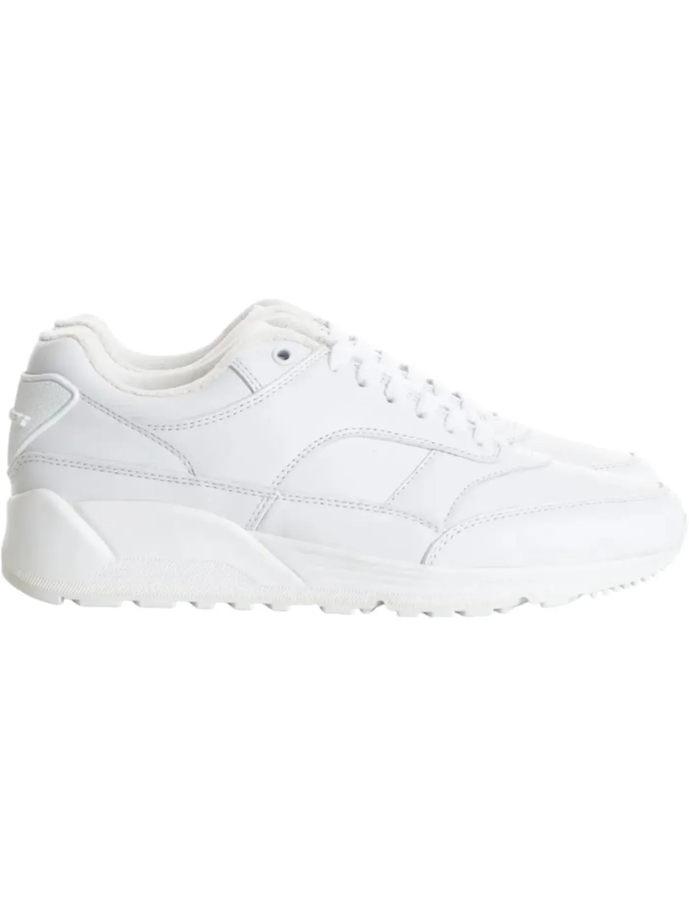 Мужские кроссовки с низким верхом Saint Laurent Bump Low-Top Sneakers — изображение 1 из 1, белый