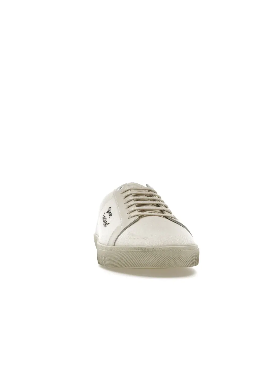 Мужские кроссовки Saint Laurent Court Classic SL-06 — изображение 2 из 4, кремовый/черный