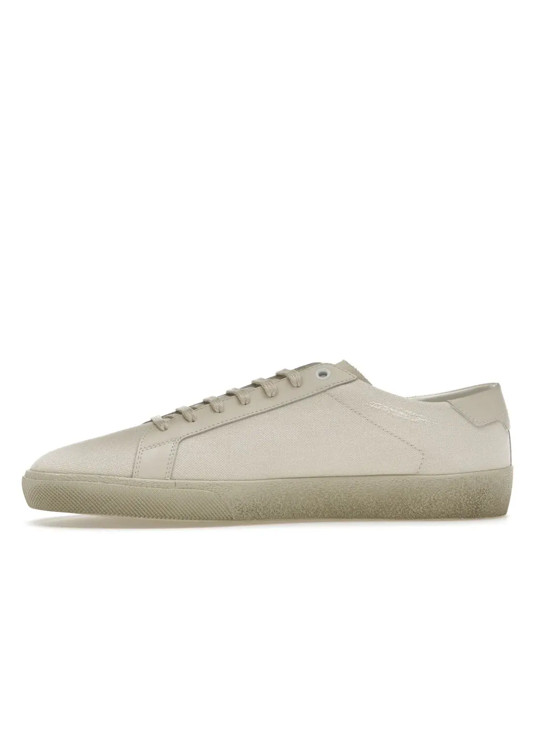 Мужские кроссовки Saint Laurent Court Classic SL-06 — изображение 3 из 4, кремовый/черный