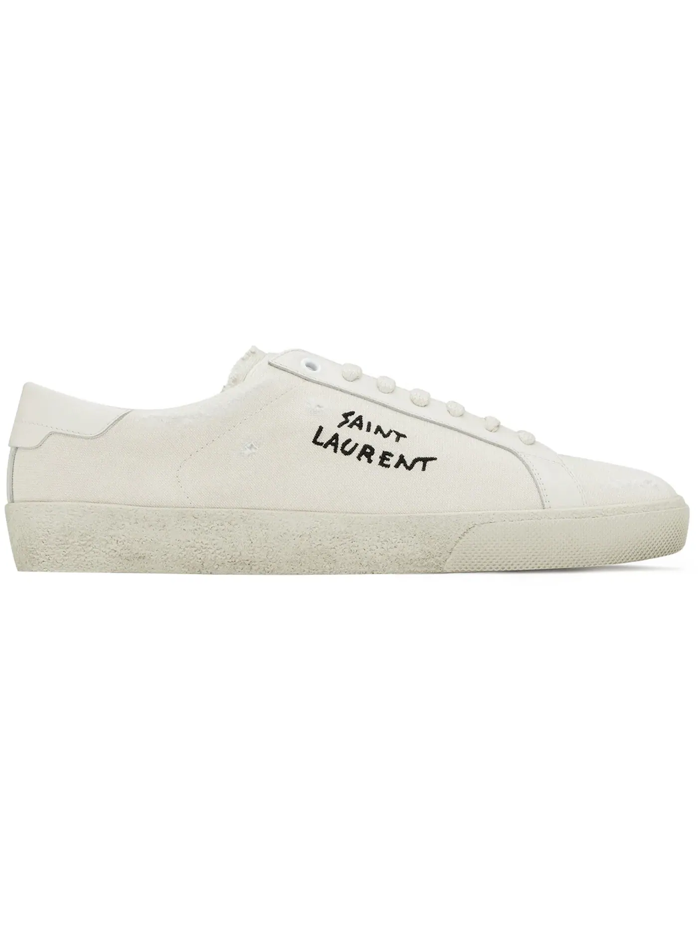 Женские кеды Saint Laurent Court Classic SL/06 Low Distressed Cream — изображение 1 из 1, бежевый