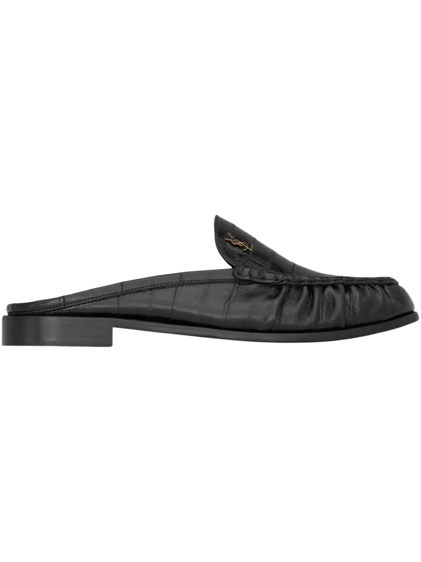 Мужские лоферы-мюли Saint Laurent Le Loafer Mules — изображение 1 из 1, черный