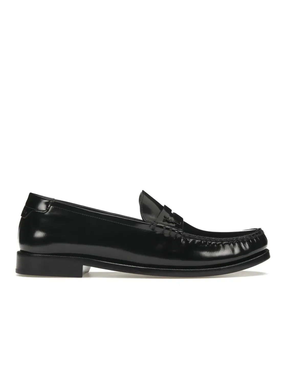 Мужские лоферы с пенни-прорезью Saint Laurent Le Loafer Penny Slippers — изображение 1 из 4, черный
