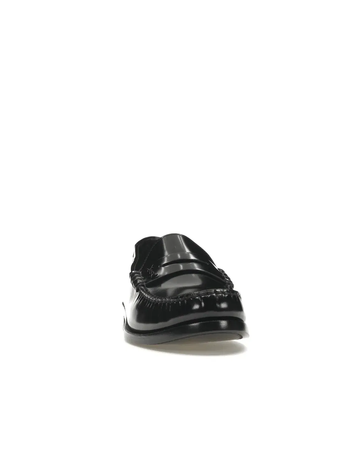 Мужские лоферы с пенни-прорезью Saint Laurent Le Loafer Penny Slippers — изображение 2 из 4, черный