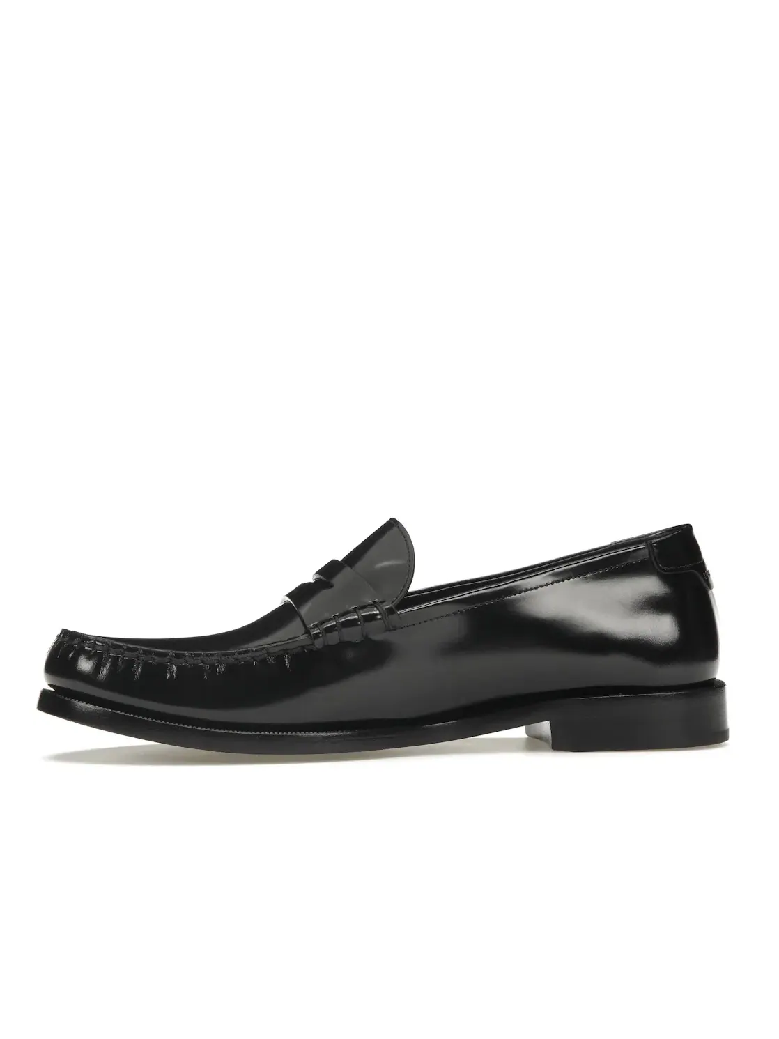Мужские лоферы с пенни-прорезью Saint Laurent Le Loafer Penny Slippers — изображение 3 из 4, черный