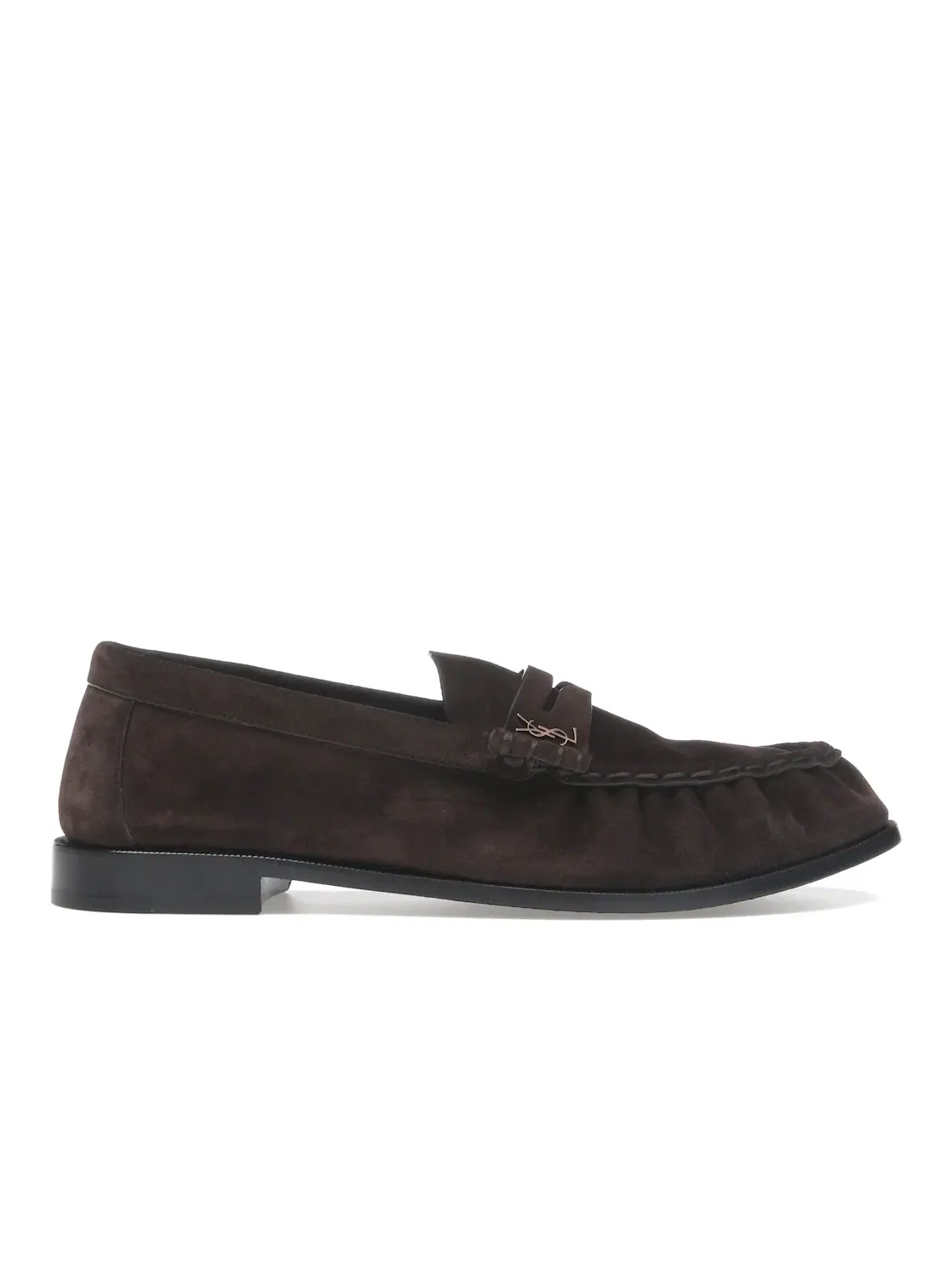 Мужские лоферы Saint Laurent Le Loafer Supple — изображение 1 из 4, коричневый