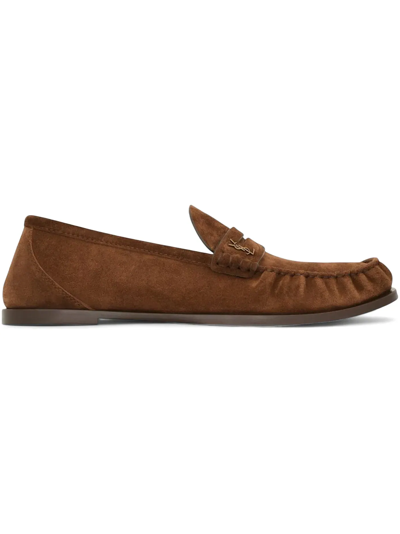 Мужские лоферы Penny Loafers Saint Laurent — изображение 1 из 1, табак