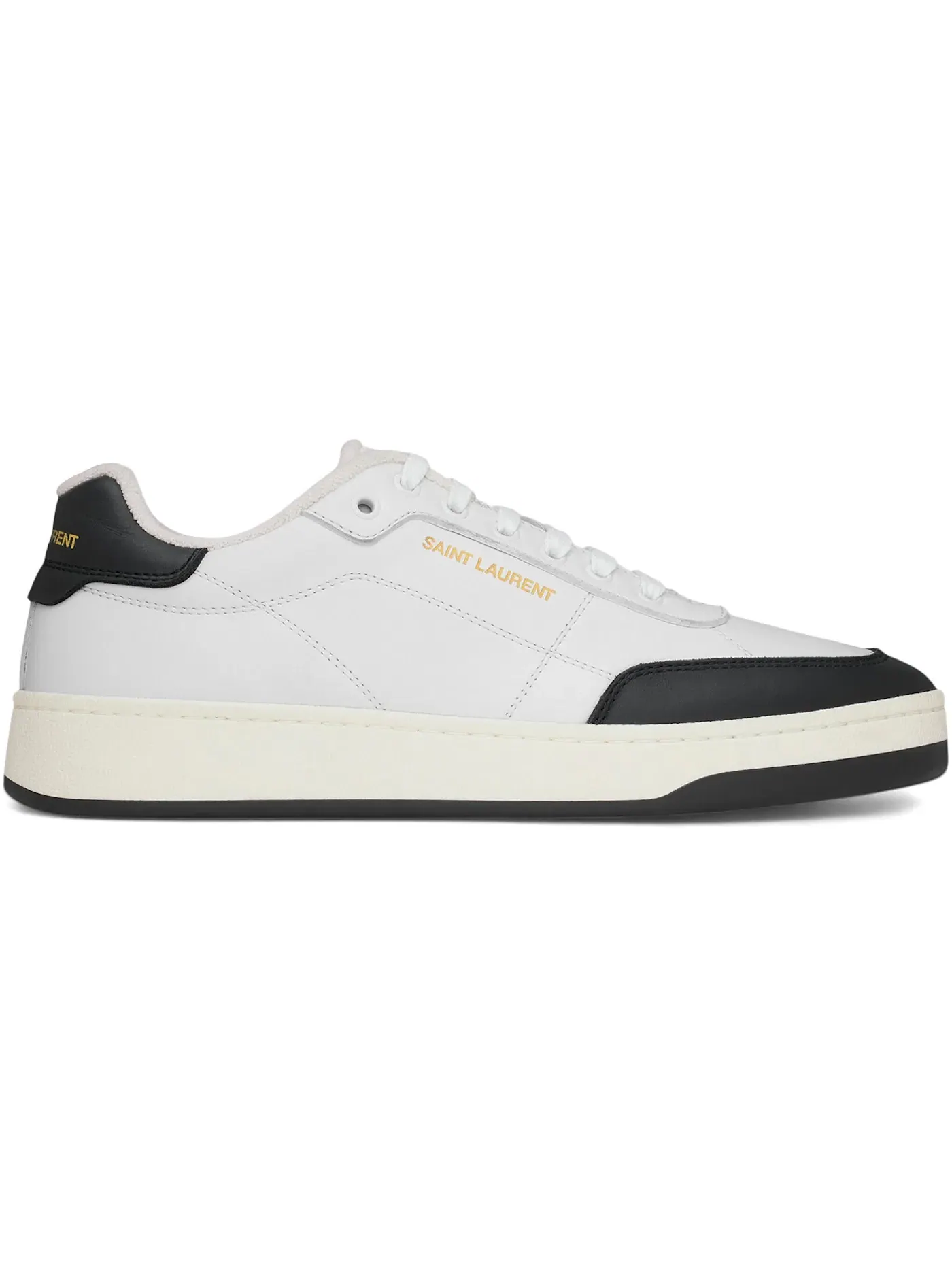 Мужские кроссовки с низким профилем Saint Laurent SL/61 Low — изображение 1 из 1, белый/черный