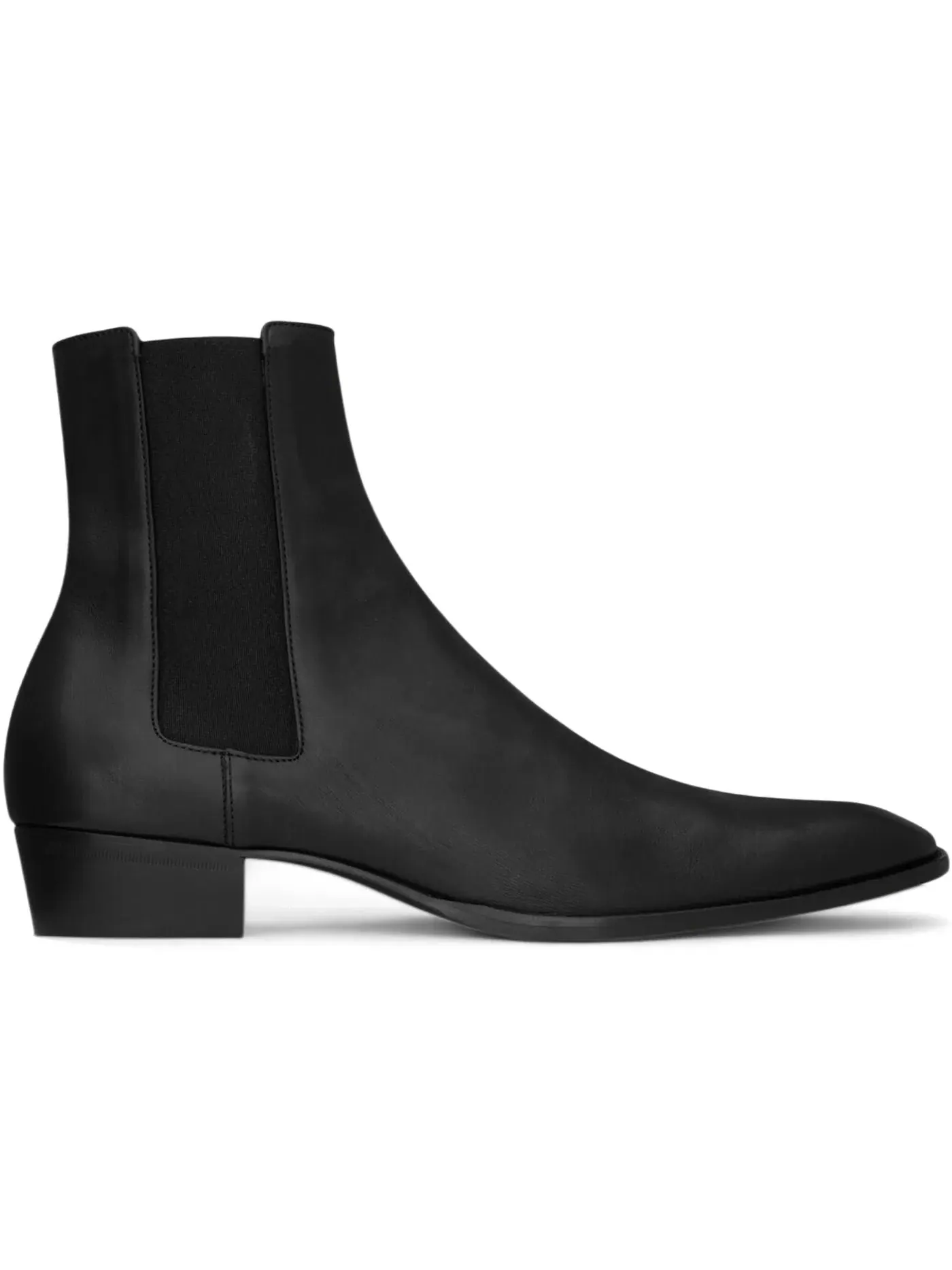 Мужские ботинки челси из зернистой кожи Stanton Saint Laurent — изображение 1 из 1, черный