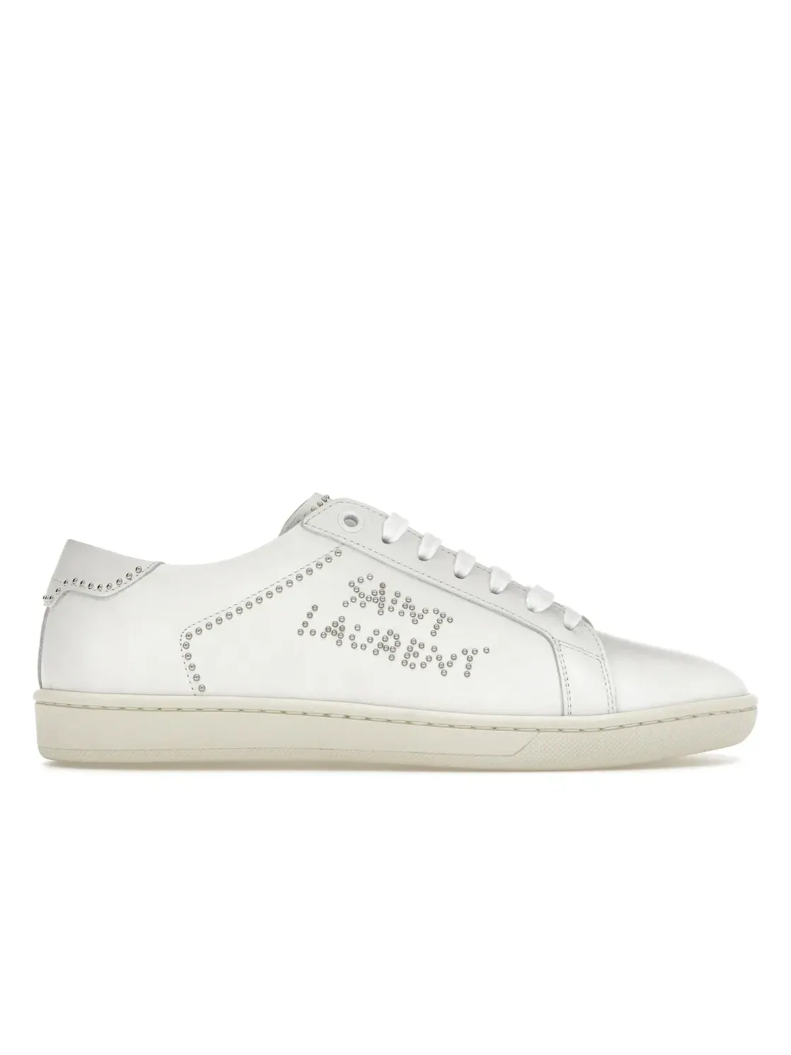 Женские кеды с шипами Saint Laurent Studded Low Top Saint Laurent — изображение 1 из 4, белый