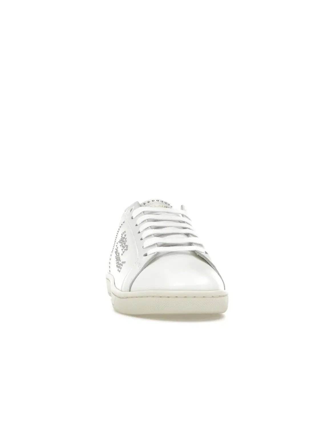 Женские кеды с шипами Saint Laurent Studded Low Top Saint Laurent — изображение 2 из 4, белый