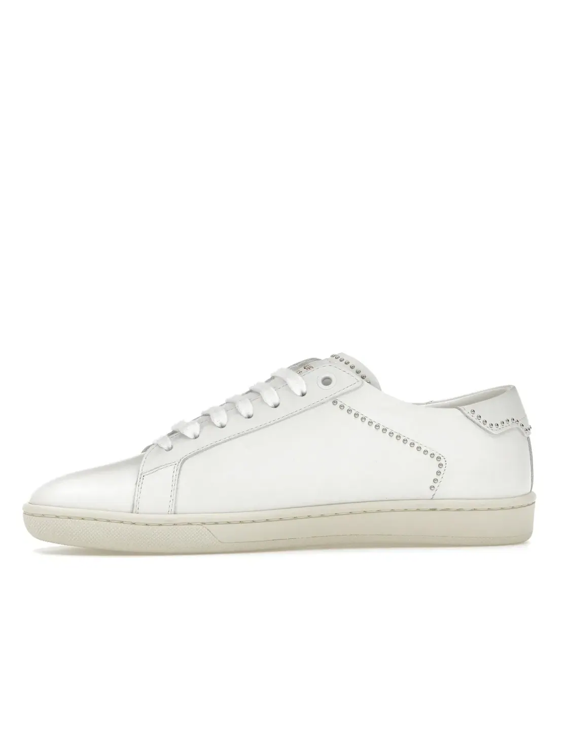 Женские кеды с шипами Saint Laurent Studded Low Top Saint Laurent — изображение 3 из 4, белый