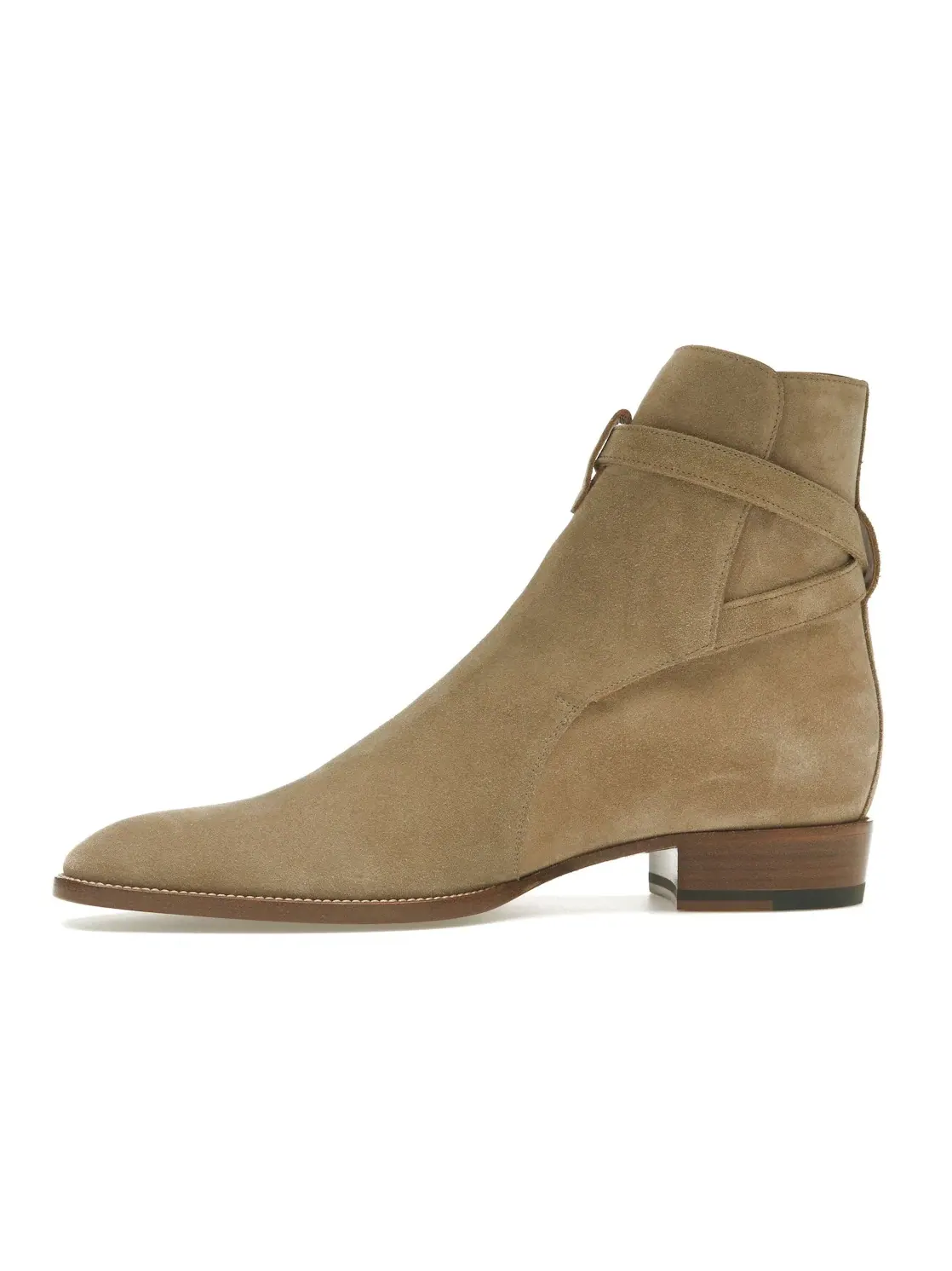 Мужские ботинки джодхпур Wyatt Saint Laurent — изображение 3 из 4, коричневый