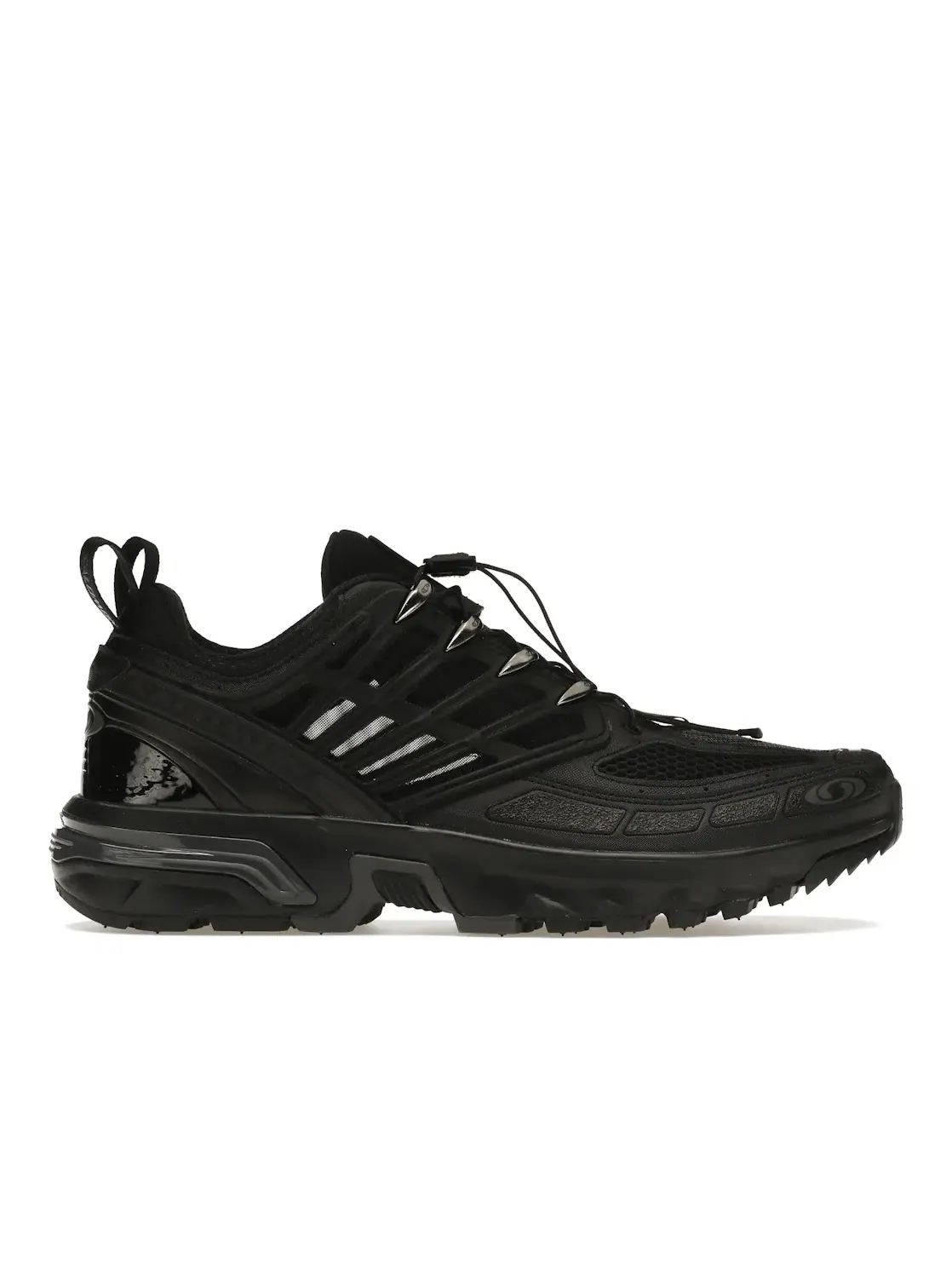 Кроссовки мужские Salomon ACS PRO Advanced, с обновленной стабилизацией — изображение 1 из 4, черный/черный/серый