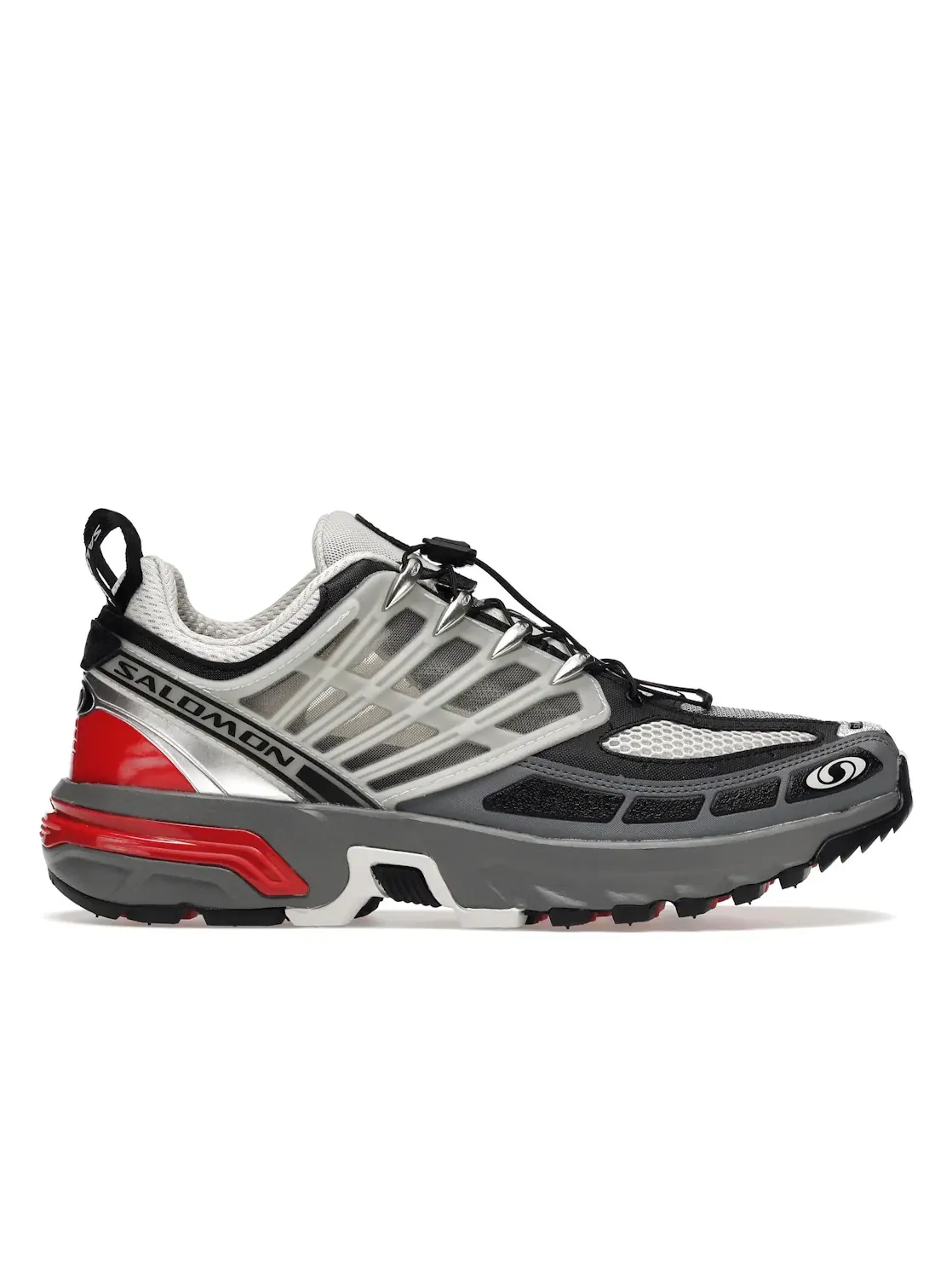 Кроссовки Salomon ACS Pro Advanced, с технологией Agile Chassis System, Lunar Rock/Qush/Goji — изображение 1 из 4