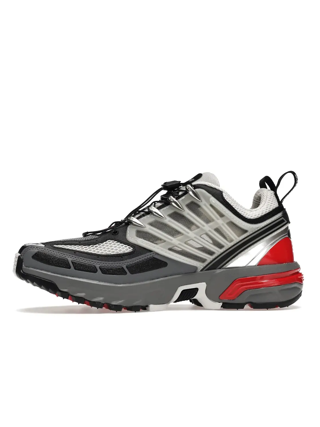 Кроссовки Salomon ACS Pro Advanced, с технологией Agile Chassis System, Lunar Rock/Qush/Goji — изображение 3 из 4