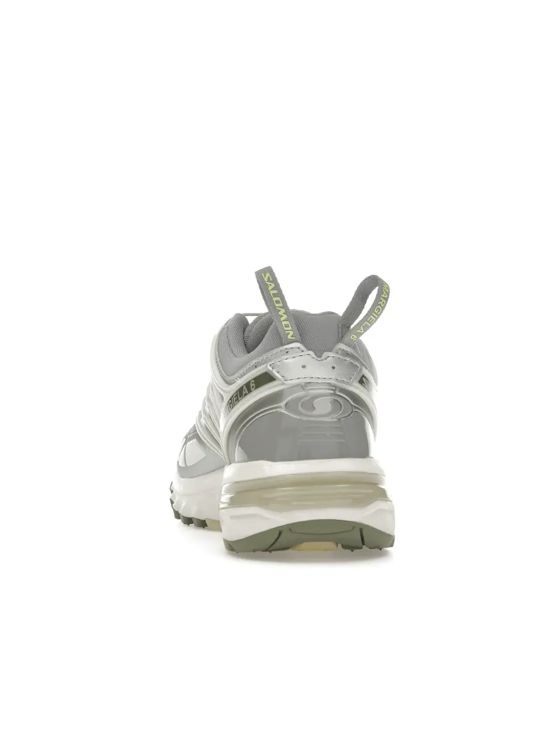 Кроссовки мужские Salomon ACS Pro MM6 Maison Margiela, для бега — изображение 4 из 4, серебристый/зеленый