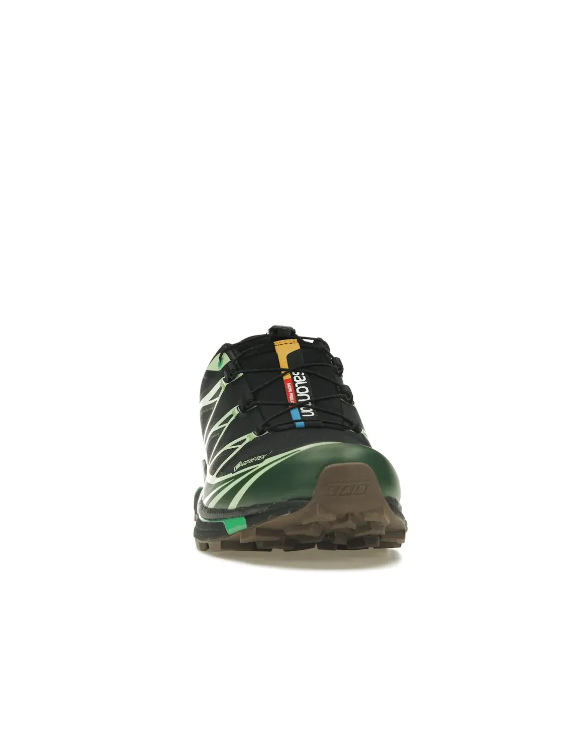 Кроссовки мужские Salomon Advanced XT-6 Gore-Tex для бега, водонепроницаемые — изображение 2 из 4, черный зеленый