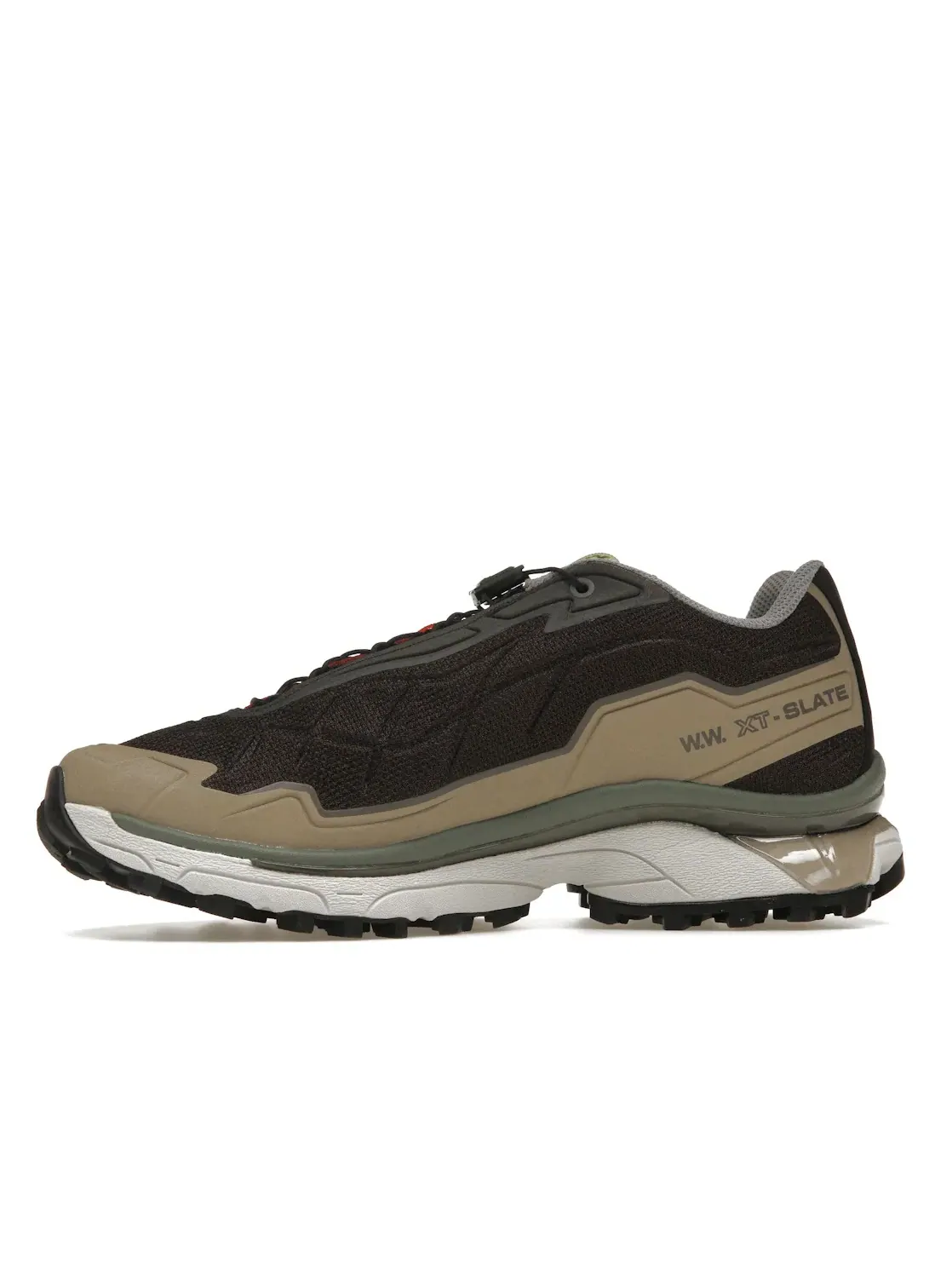 Кроссовки для бега Salomon Advanced XT-Slate, для трейлраннинга — изображение 3 из 4, черный/красный