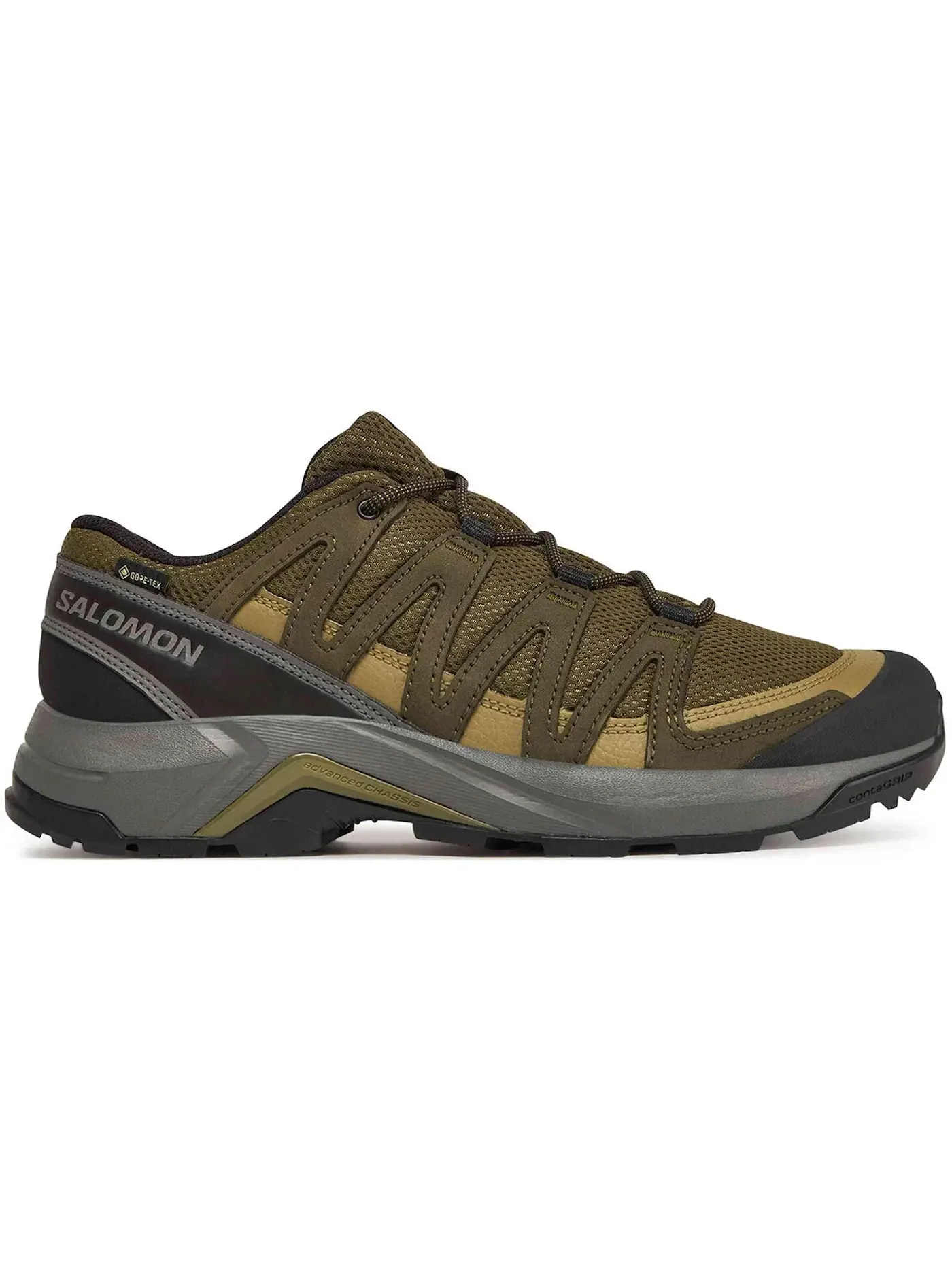 Кроссовки мужские для бега Salomon X-Adventure Recon Waterproof, водонепроницаемые, Olvnig Martini — изображение 1 из 1