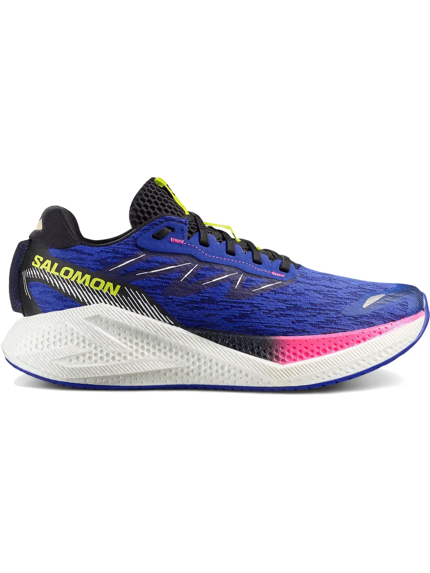 Беговые кроссовки мужские Salomon Aero Glide 4, с амортизацией Energy Surge — изображение 1 из 1, белый/черный