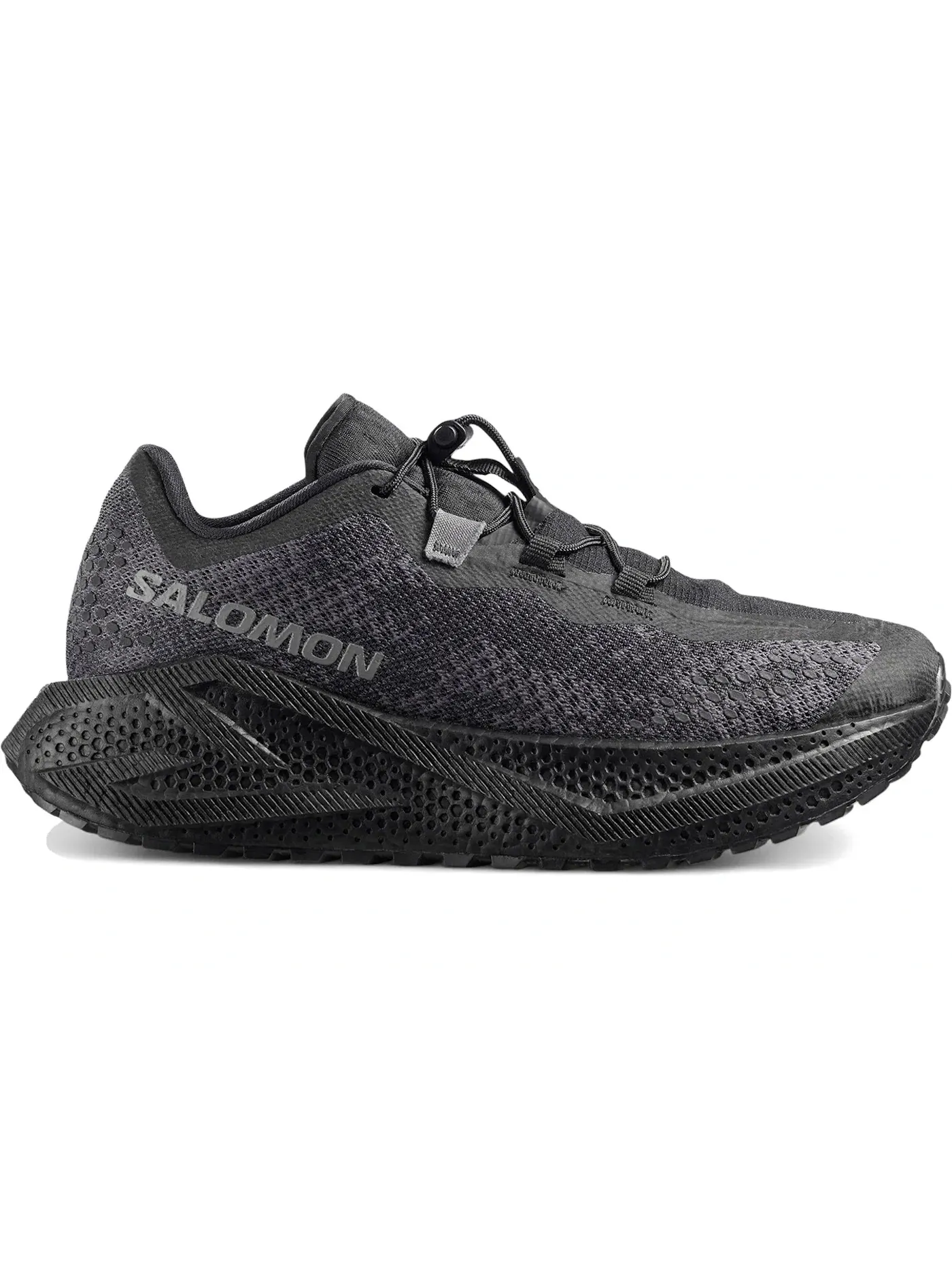 Кроссовки женские для бега Salomon Aero Glide 4 GRVL, для смешанных покрытий — изображение 1 из 1, черный//черный