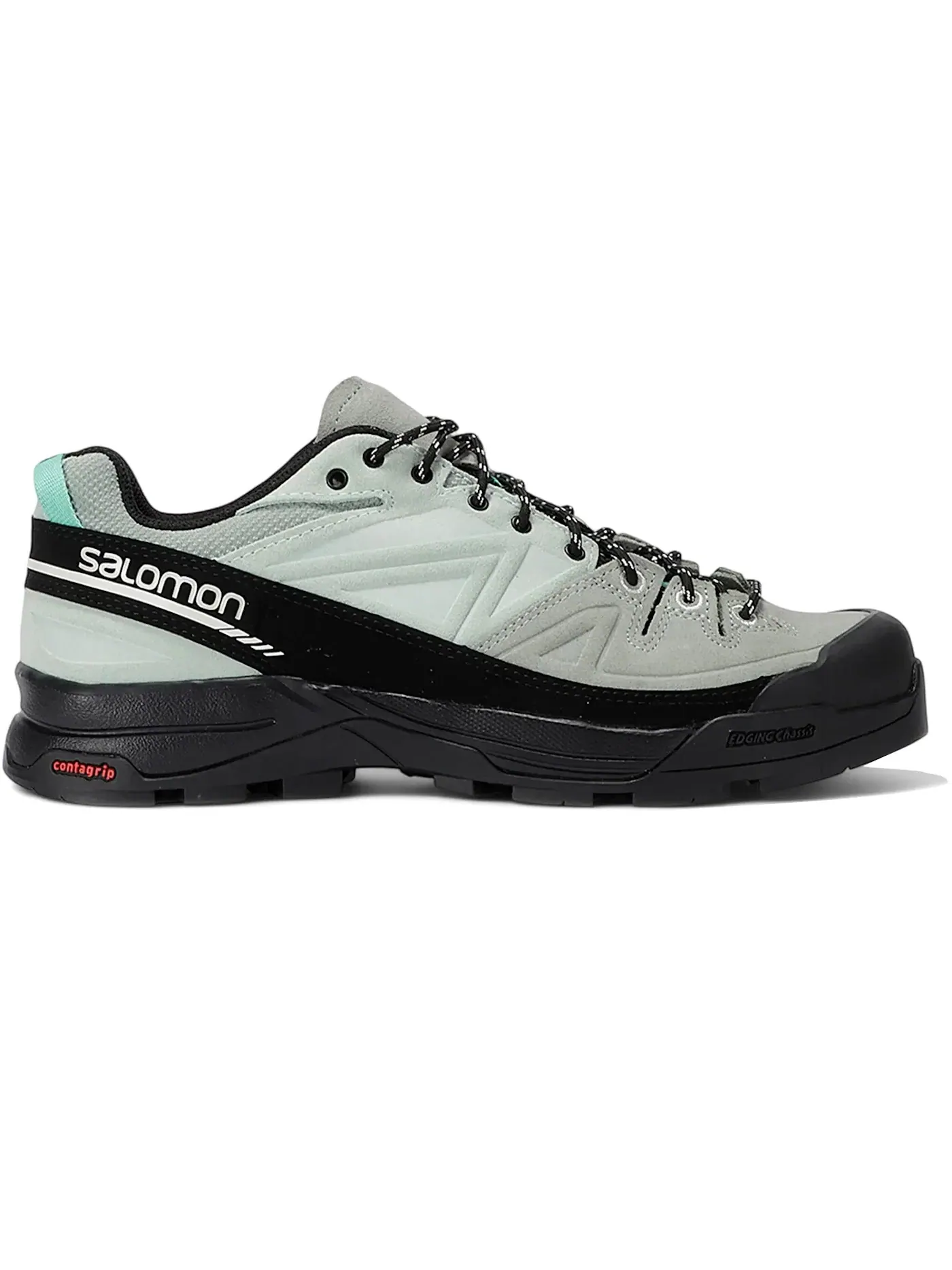 Кроссовки для бега Salomon X-ALP LTR, кожаные — изображение 1 из 1, черный зеленый