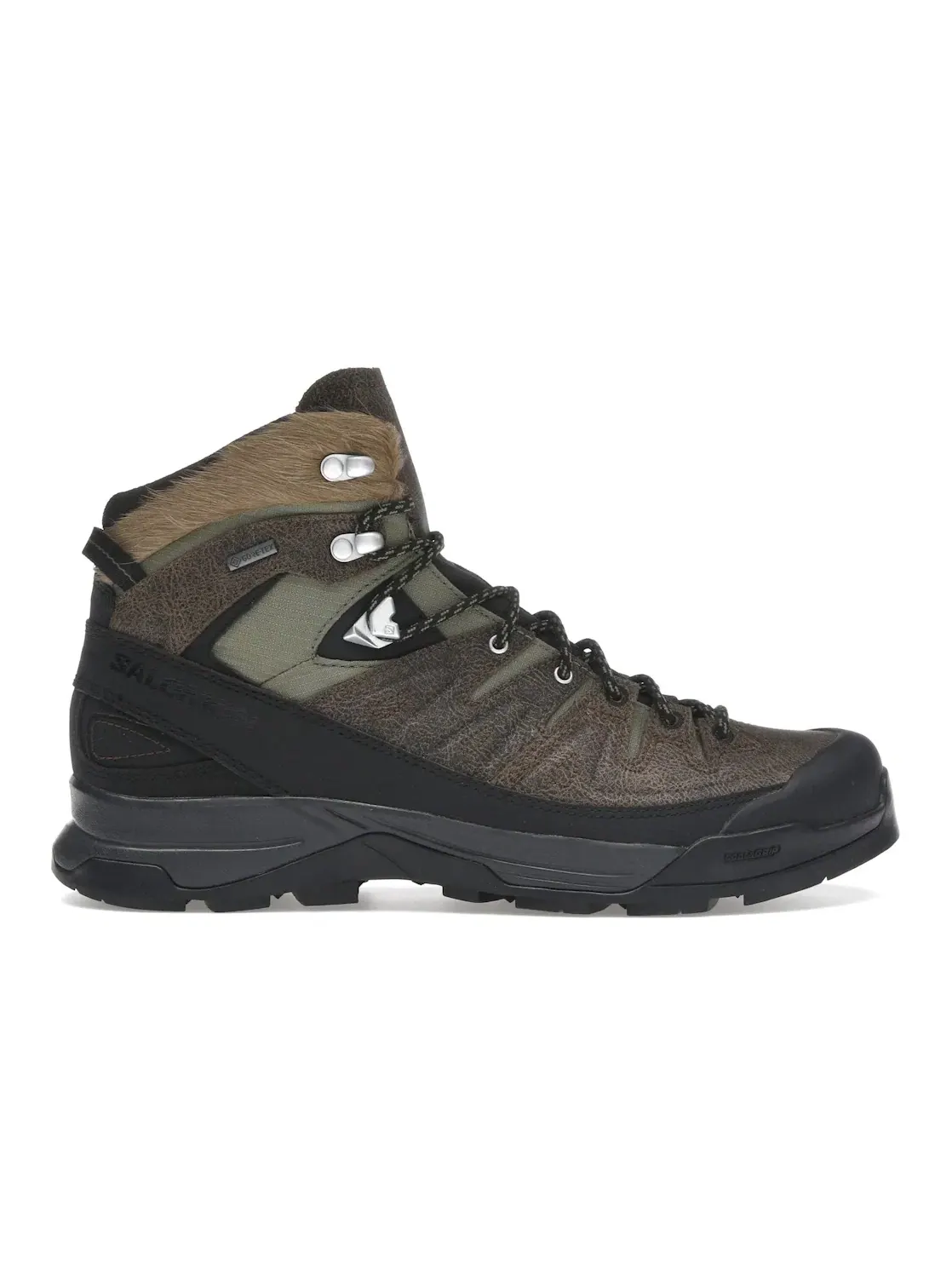 Ботинки мужские Salomon X-ALP Mid Distressed Leather GTX, водонепроницаемые, с мембраной Gore-Tex — изображение 1 из 4