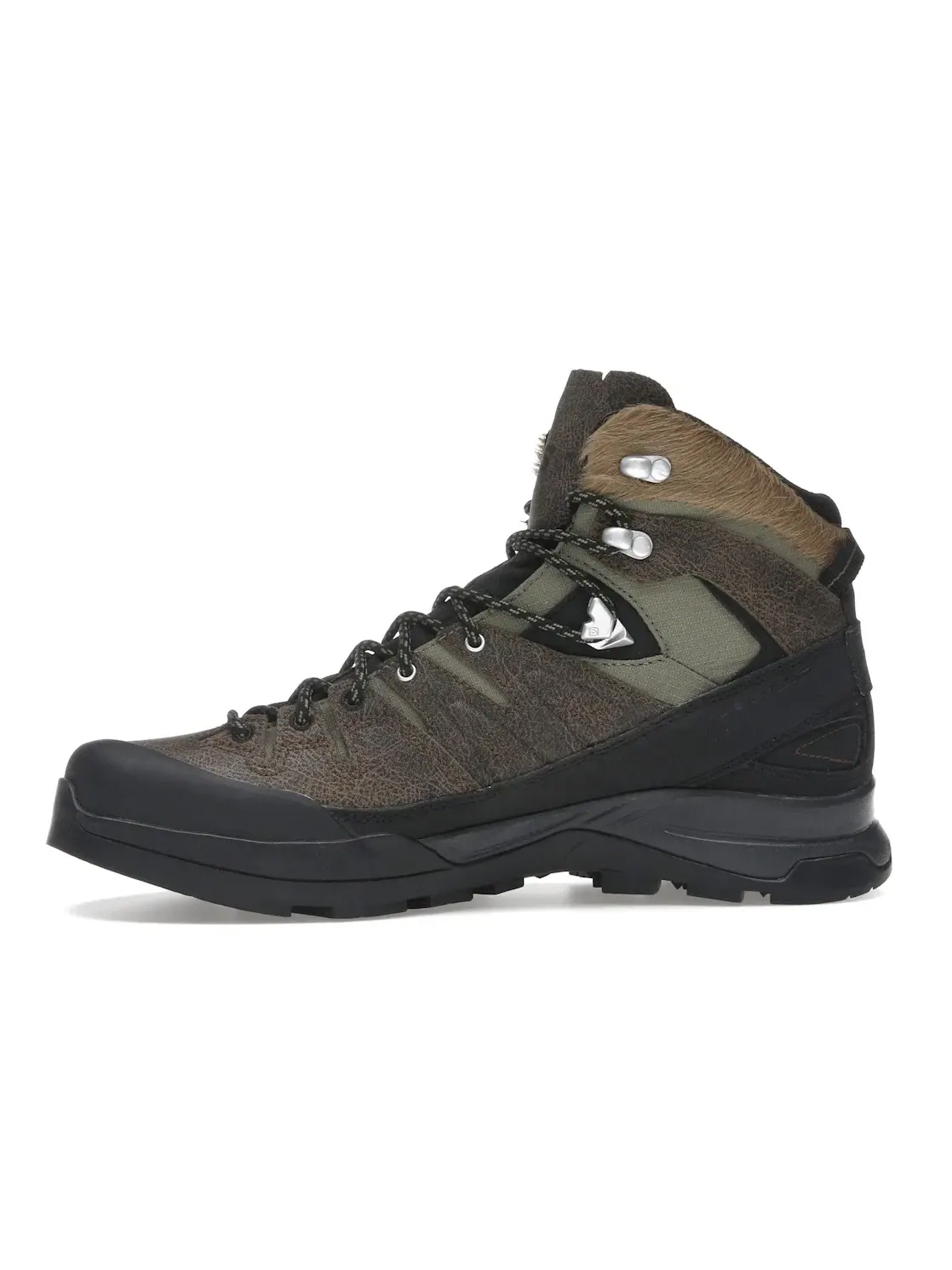 Ботинки мужские Salomon X-ALP Mid Distressed Leather GTX, водонепроницаемые, с мембраной Gore-Tex — изображение 3 из 4